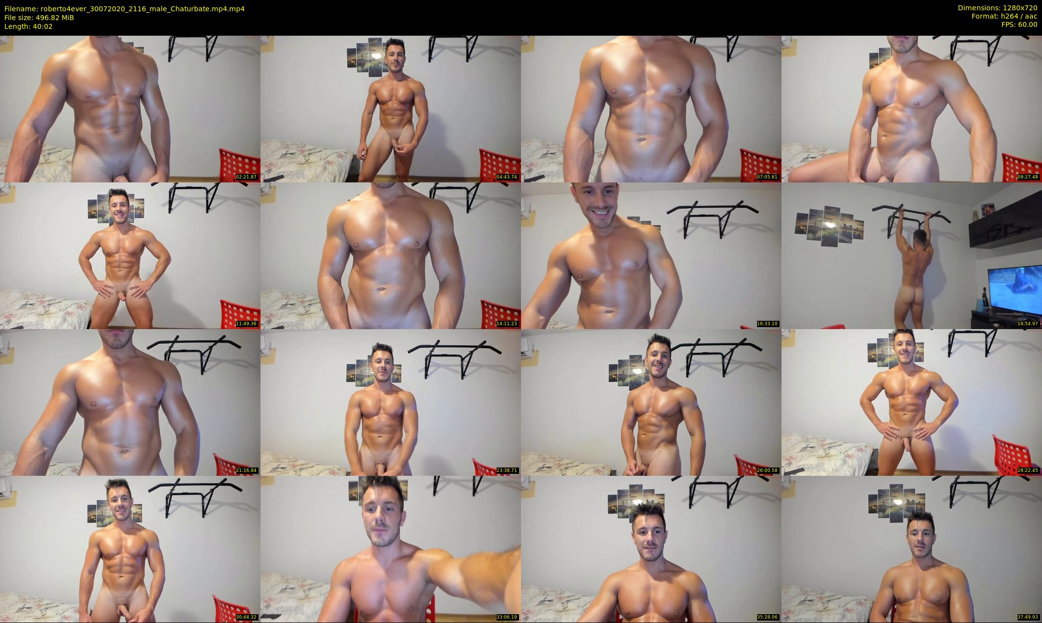 roberto4ever — 41 minute Chaturbate male cam show recording, 720p, Jul 30, 2020