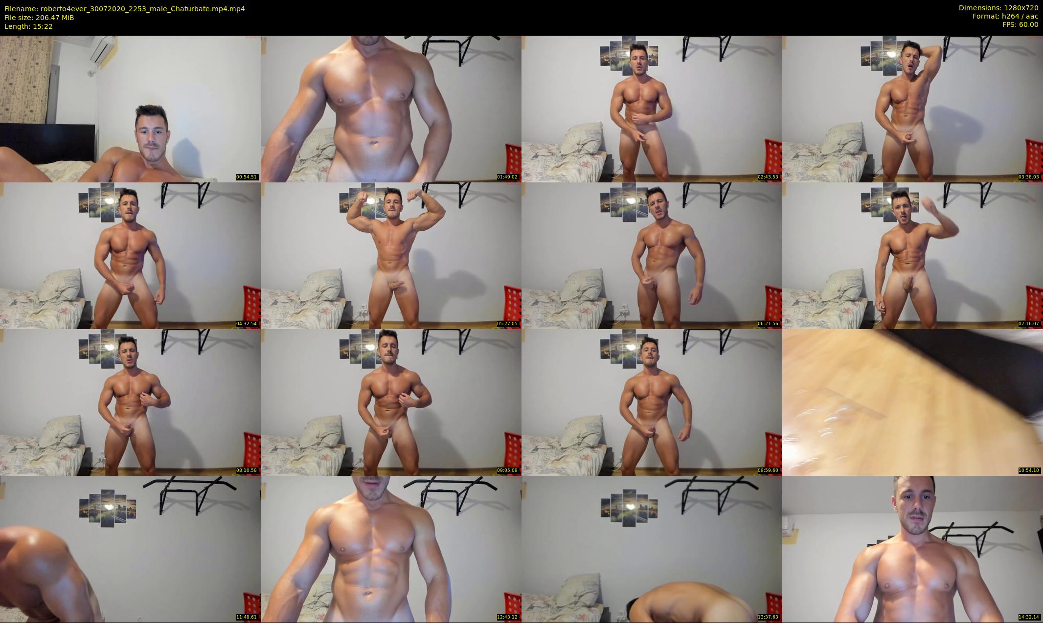 roberto4ever — 16 minute Chaturbate male cam show recording, 720p, Jul 30, 2020