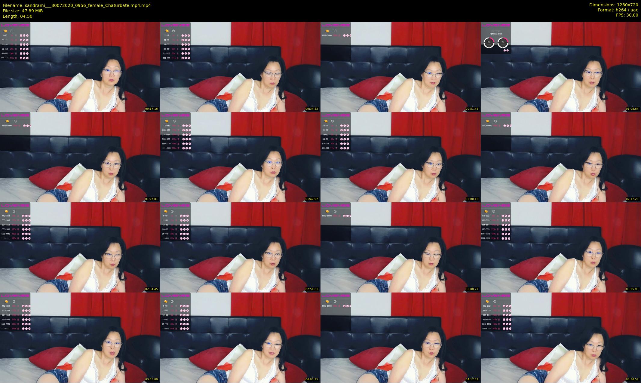 sandrami__ — 5 minute Chaturbate female cam show recording, 720p, Jul 30, 2020