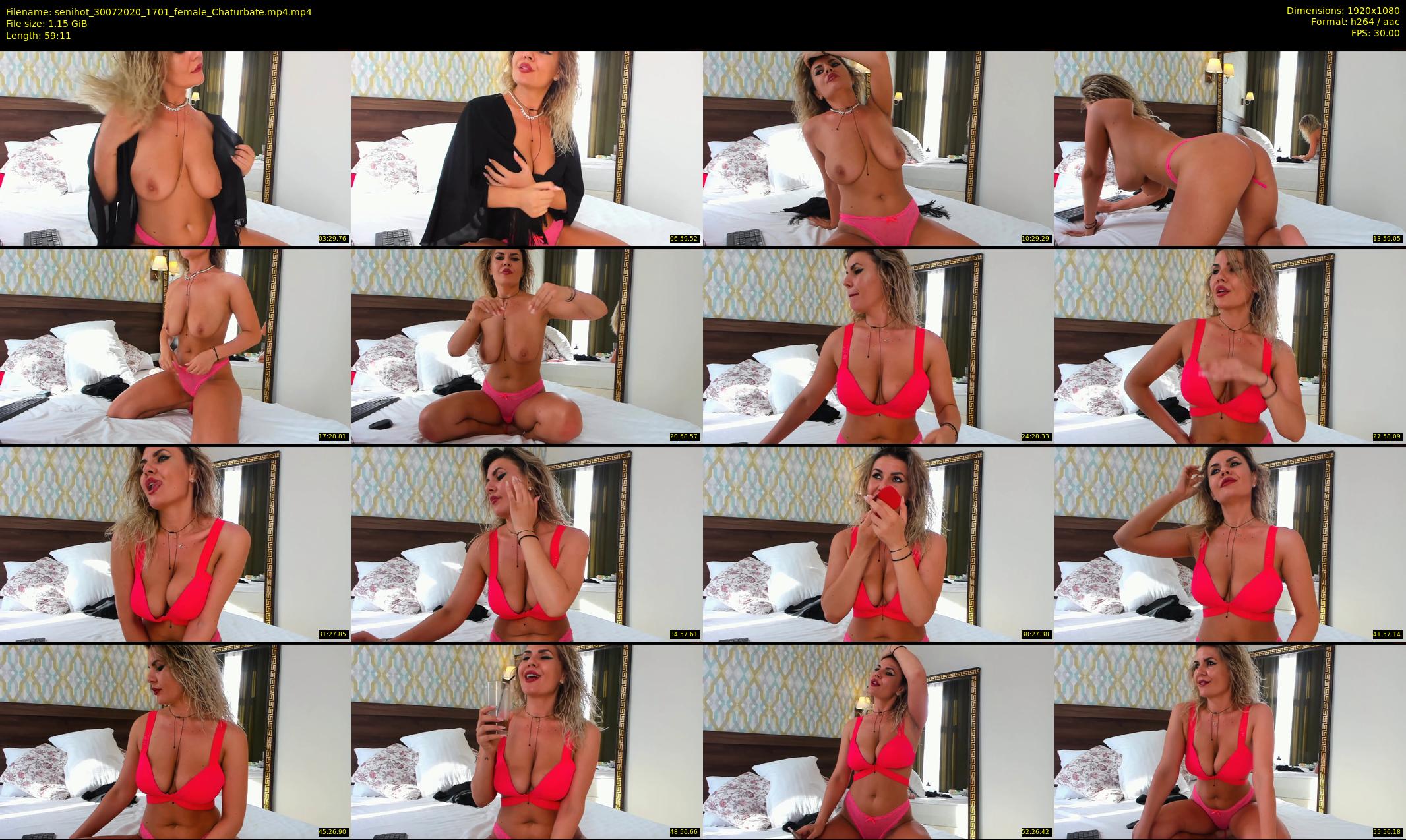 senihot — 60 minute Chaturbate female cam show recording, 1080p, Jul 30, 2020
