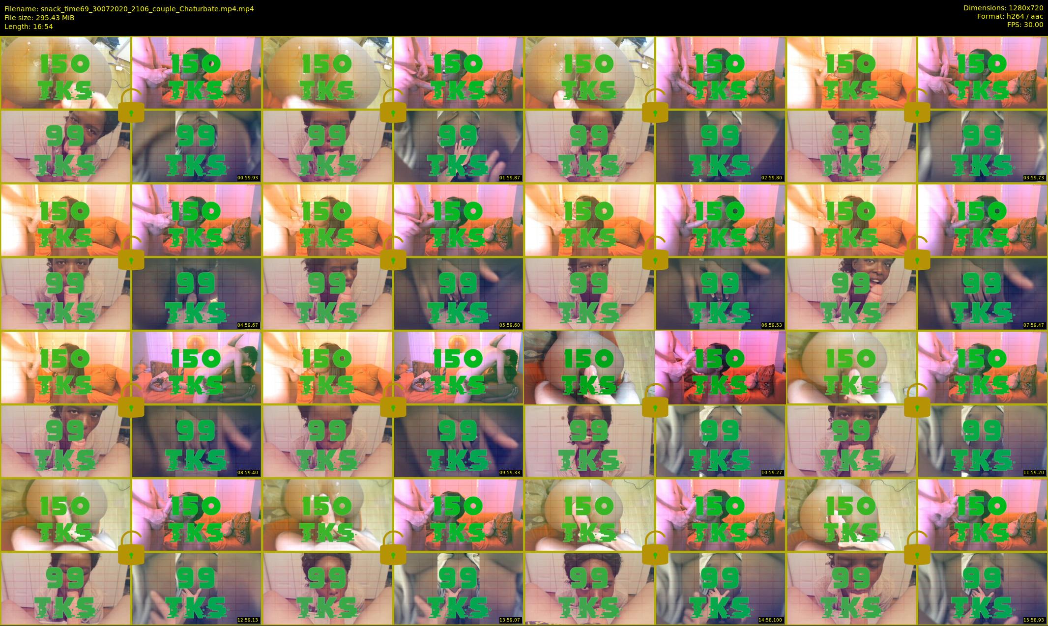 snack_time69 — 17 minute Chaturbate couple cam show recording, 720p, Jul 30, 2020