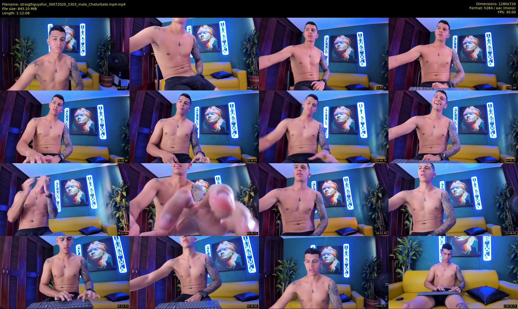 straigthguysfun — 73 minute Chaturbate male cam show recording, 720p, Jul 30, 2020