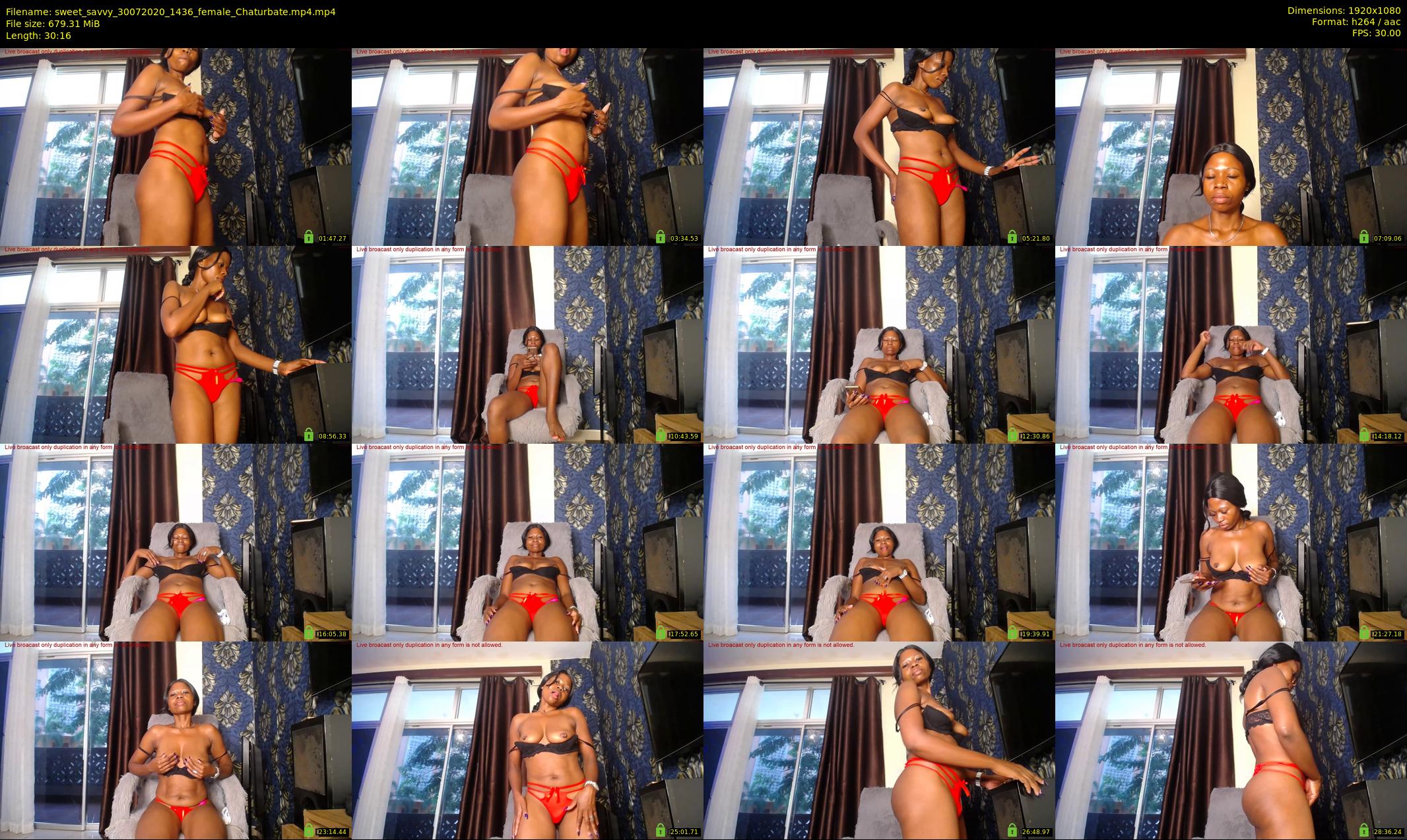 sweet_savvy — 31 minute Chaturbate female cam show recording, 1080p, Jul 30, 2020