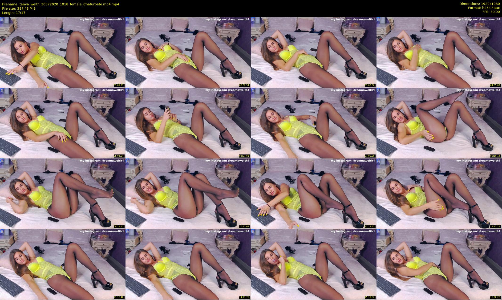 tanya_welth — 18 minute Chaturbate female cam show recording, 1080p, Jul 30, 2020