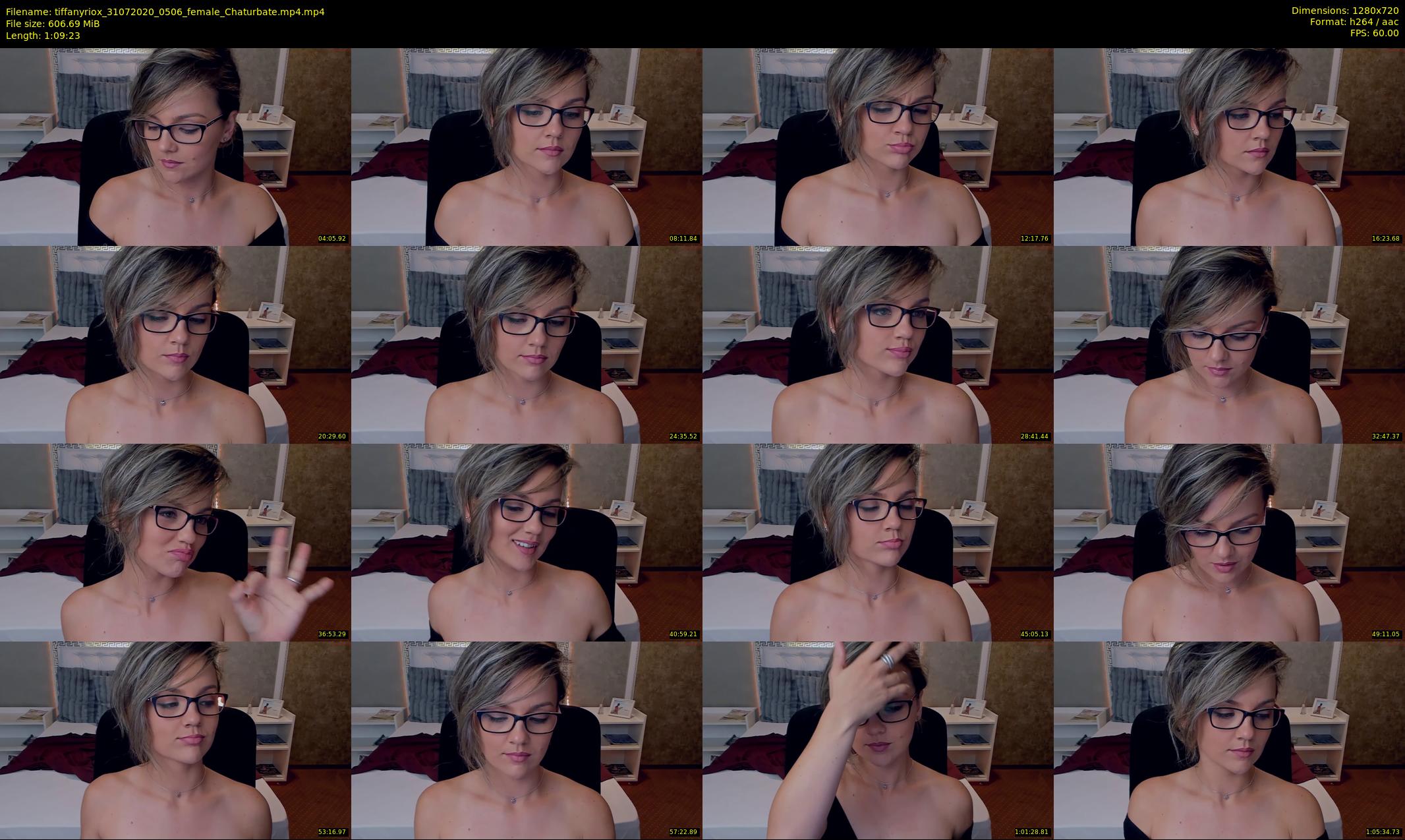 tiffanyriox — 70 minute Chaturbate female cam show recording, 720p, Jul 31, 2020