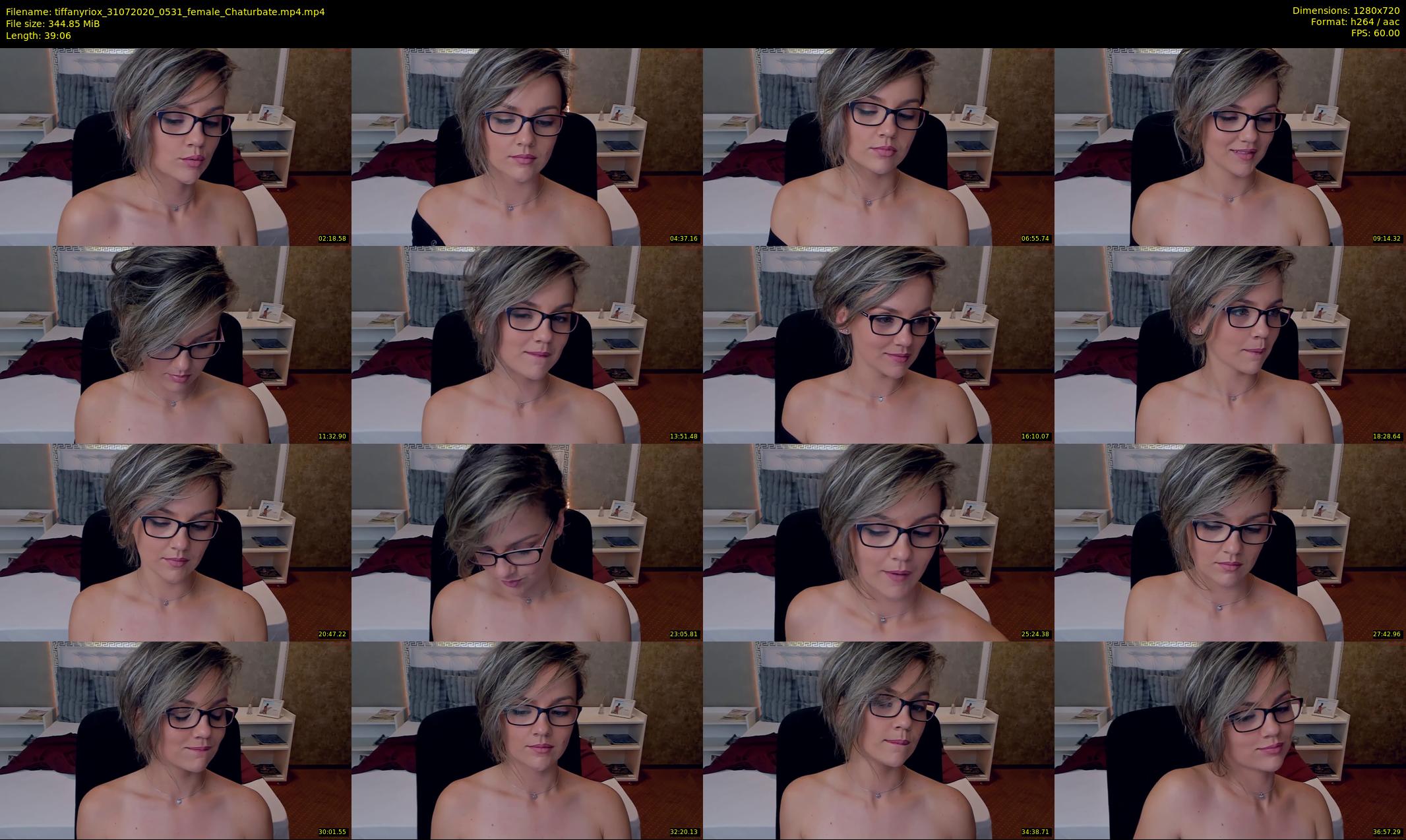 tiffanyriox — 40 minute Chaturbate female cam show recording, 720p, Jul 31, 2020