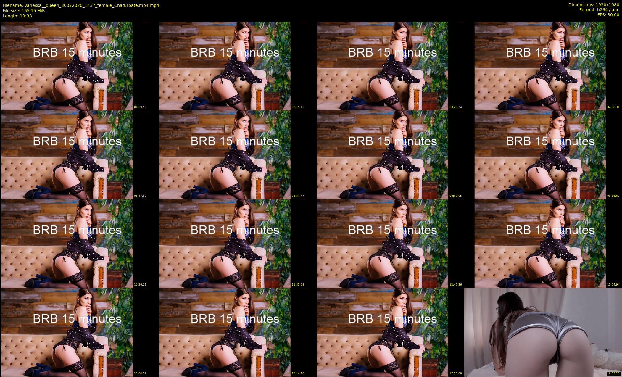 vanessa__queen — 20 minute Chaturbate female cam show recording, 1080p, Jul 30, 2020
