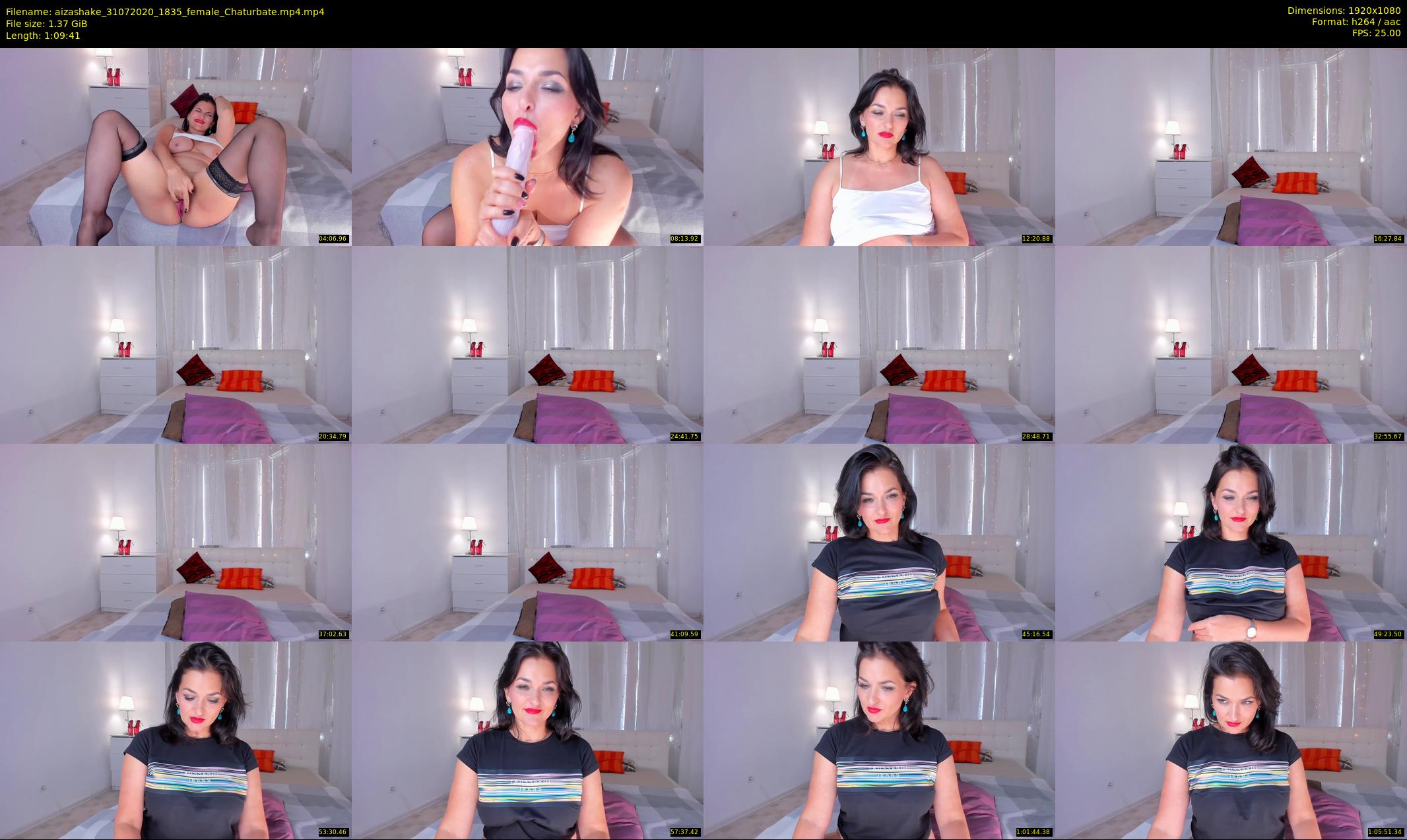 aizashake — 70 minute Chaturbate female cam show recording, 1080p, Jul 31, 2020