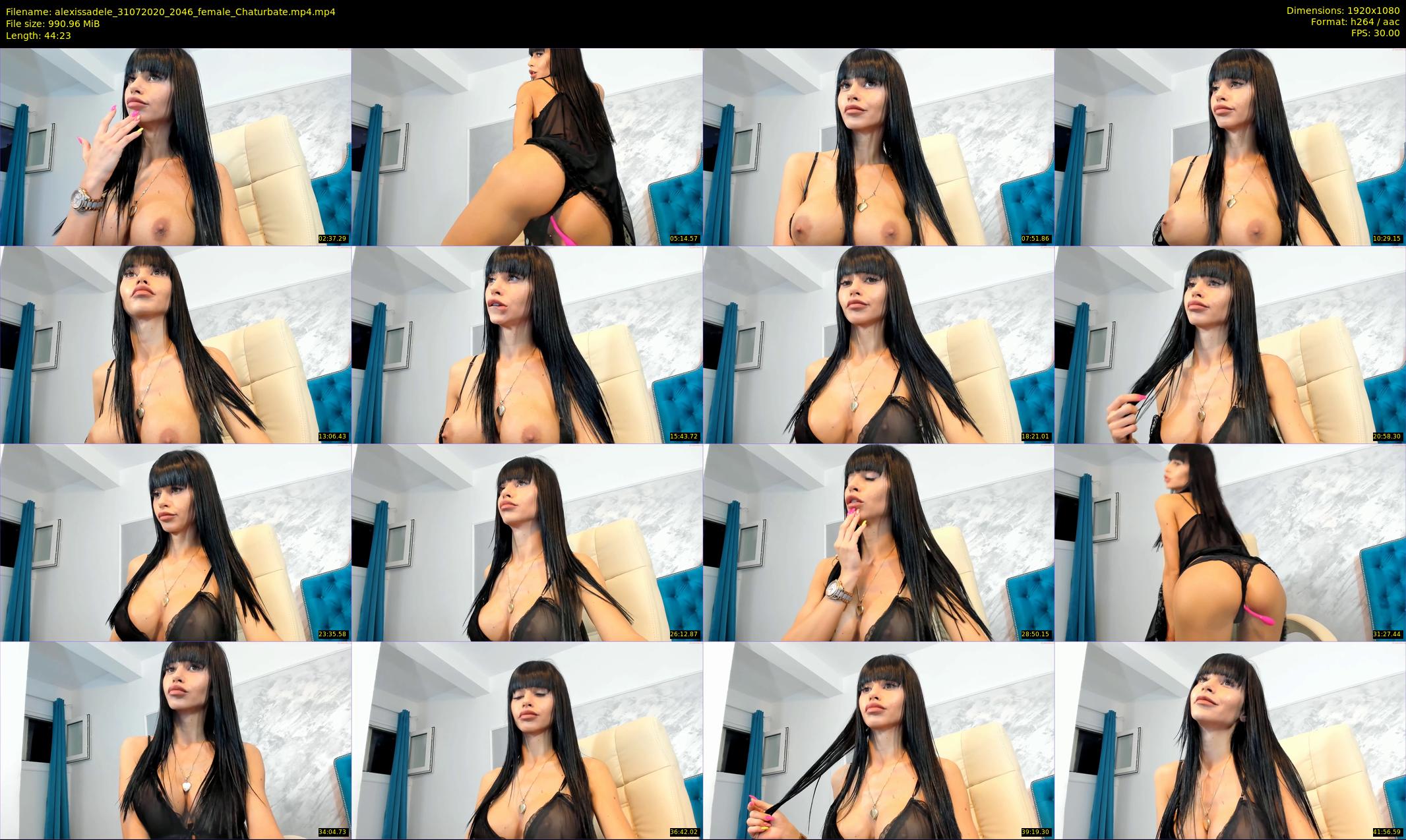 alexissadele — 45 minute Chaturbate female cam show recording, 1080p, Jul 31, 2020
