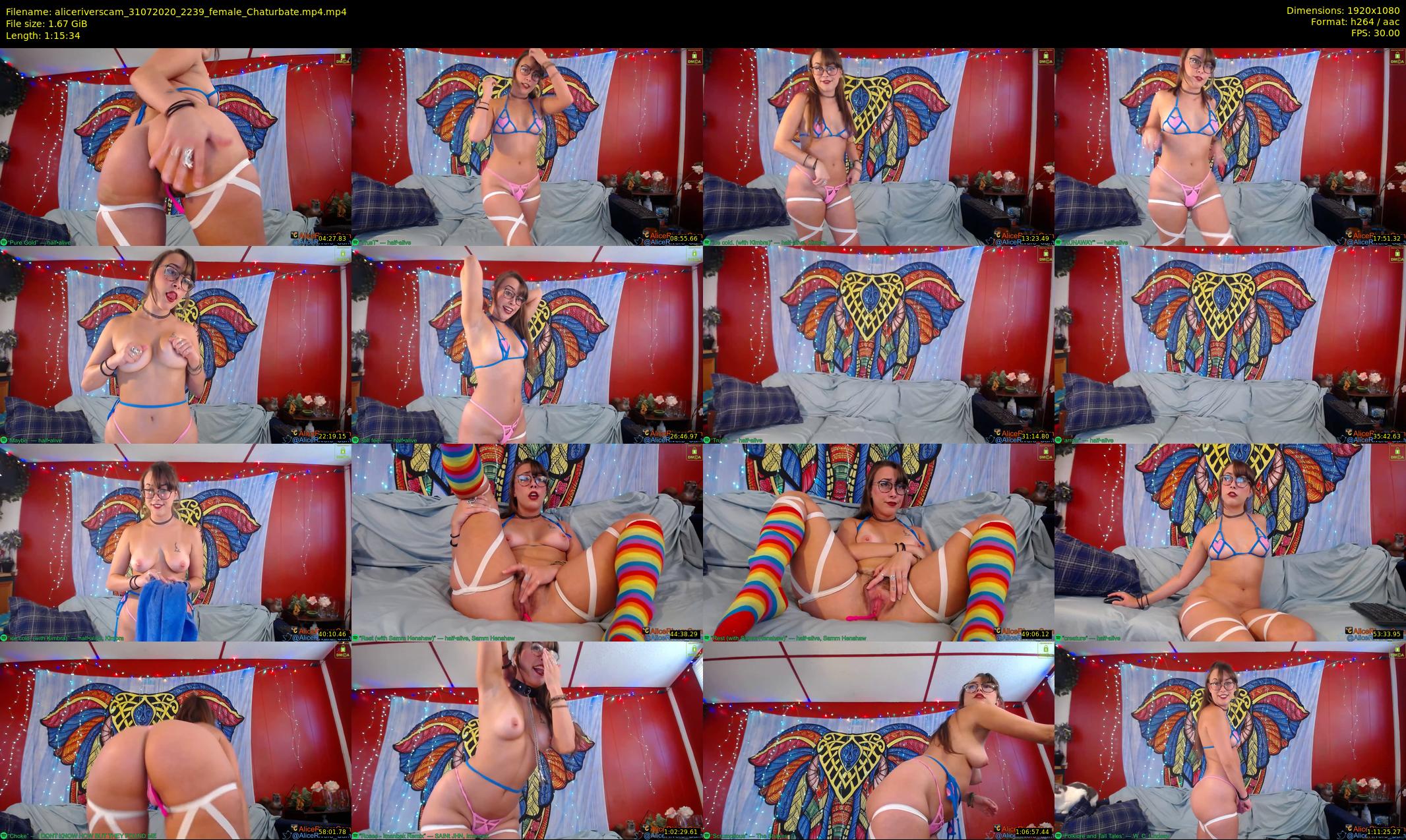 aliceriverscam — 76 minute Chaturbate female cam show recording, 1080p, Jul 31, 2020