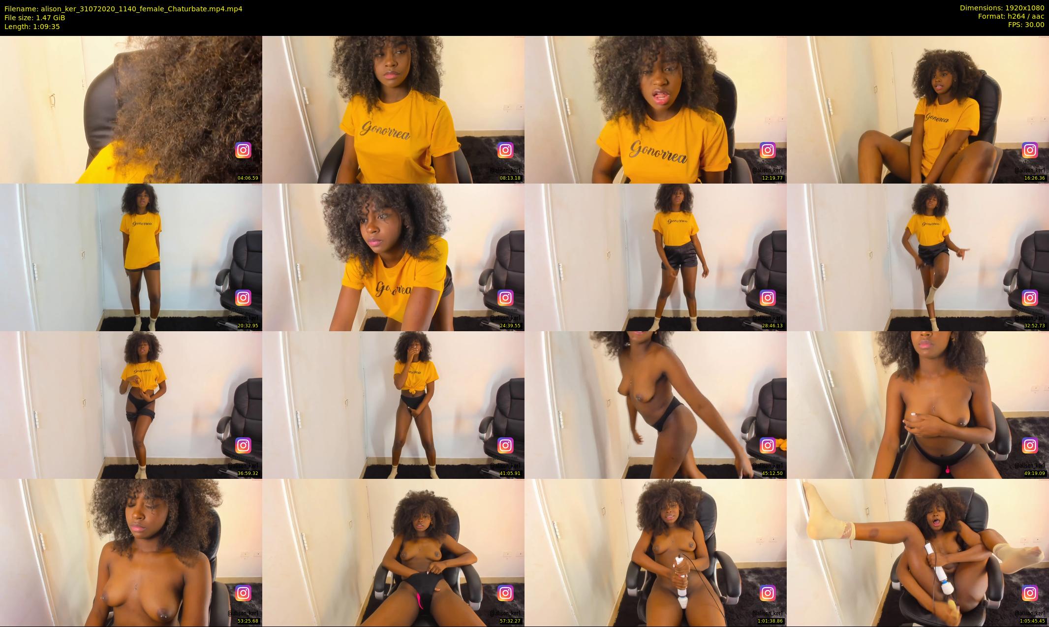 alison_ker — 70 minute Chaturbate female cam show recording, 1080p, Jul 31, 2020
