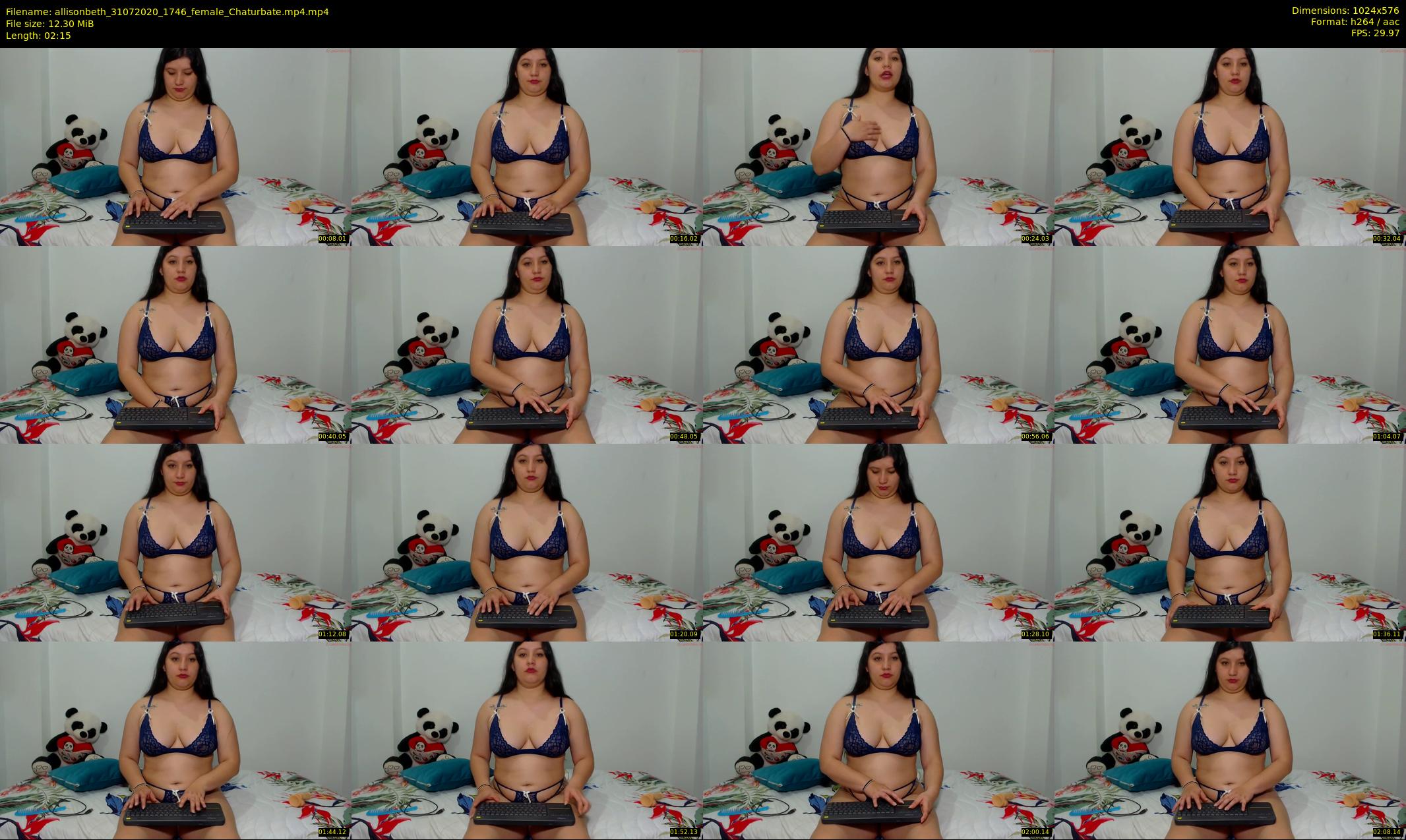 allisonbeth — 3 minute Chaturbate female cam show recording, 480p, Jul 31, 2020