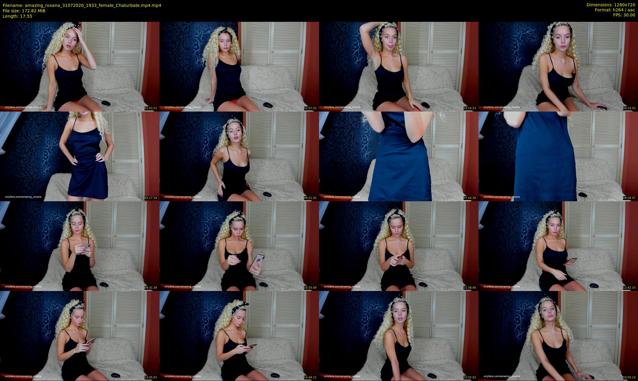 amazing_roxana — 18 minute Chaturbate female cam show recording, 720p, Jul 31, 2020