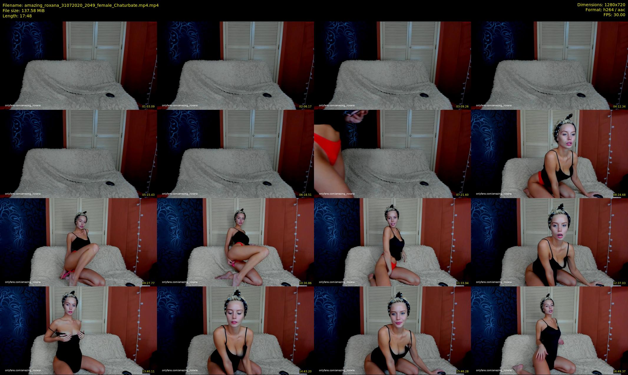 amazing_roxana — 18 minute Chaturbate female cam show recording, 720p, Jul 31, 2020