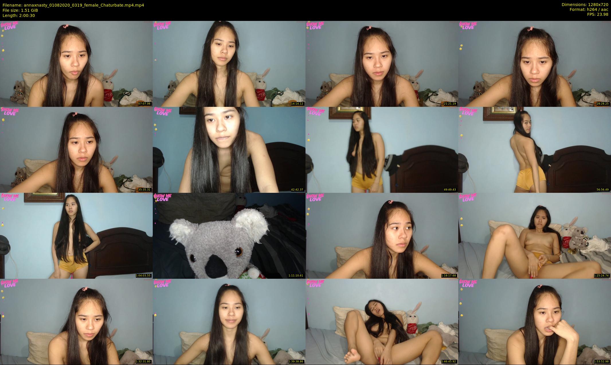 annaxnasty — 121 minute Chaturbate female cam show recording, 720p, Aug 1, 2020