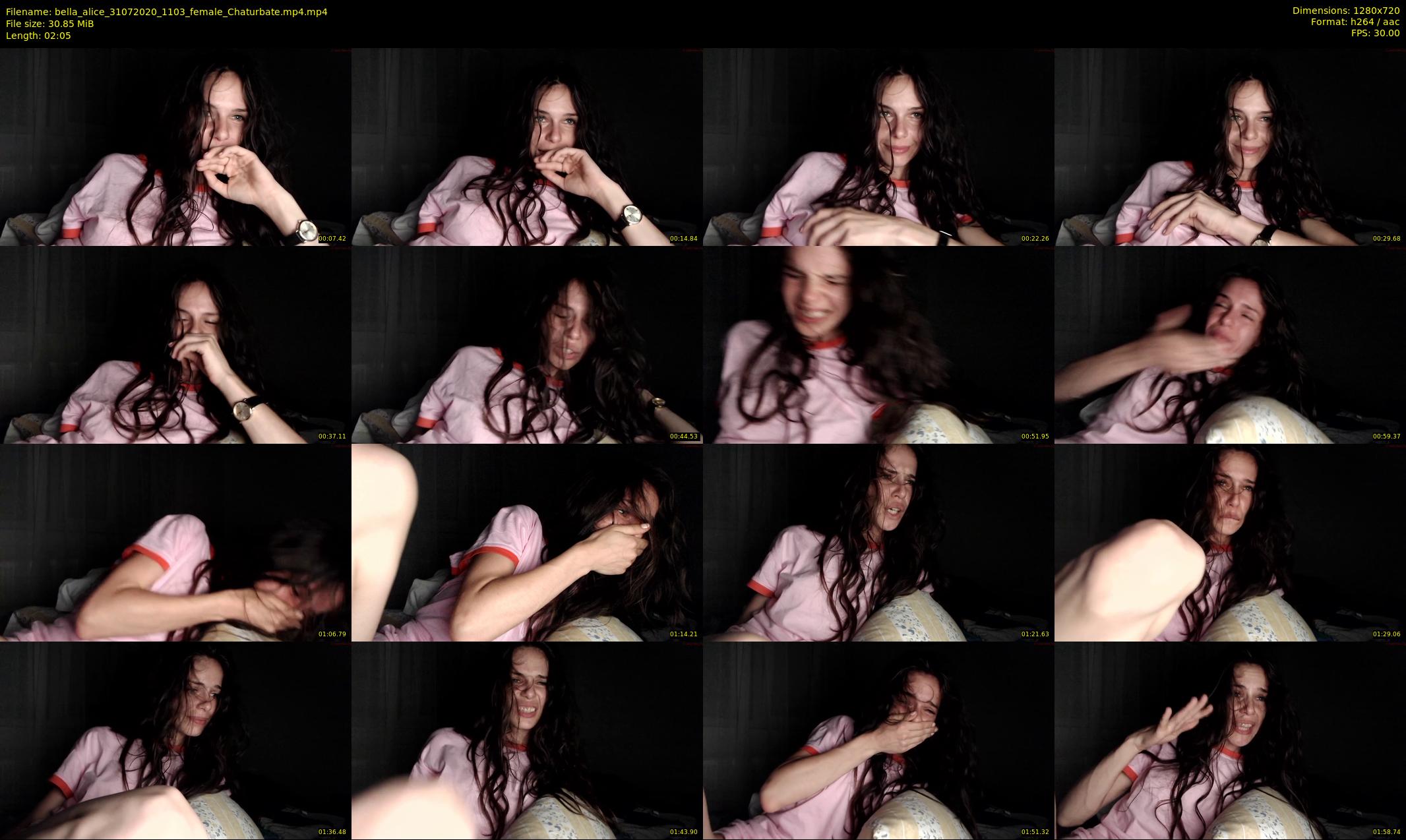 bella_alice — 3 minute Chaturbate female cam show recording, 720p, Jul 31, 2020