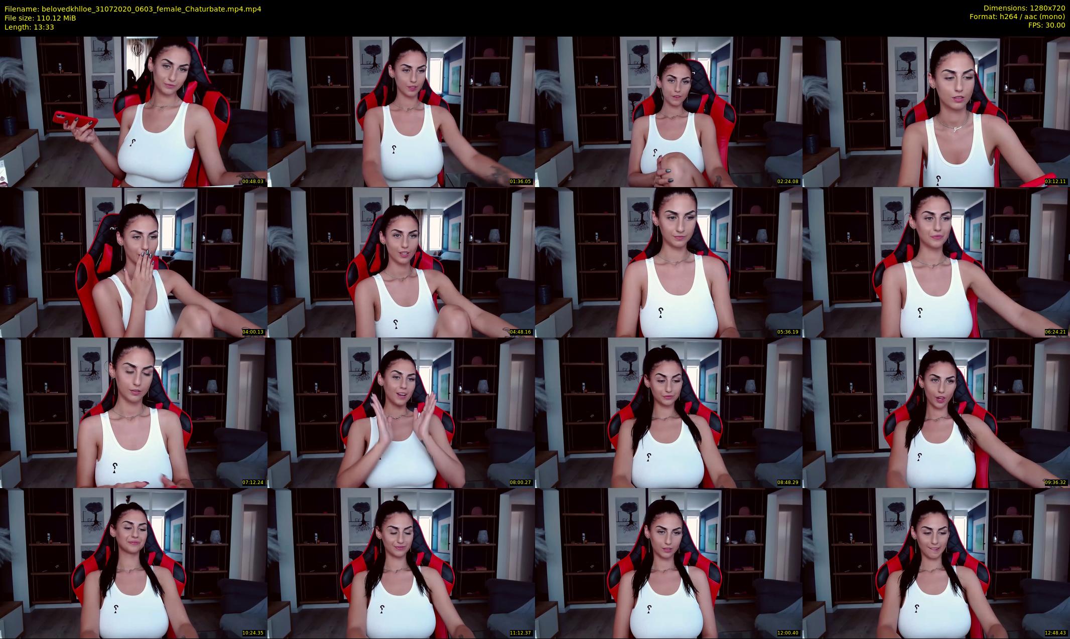 belovedkhlloe — 14 minute Chaturbate female cam show recording, 720p, Jul 31, 2020
