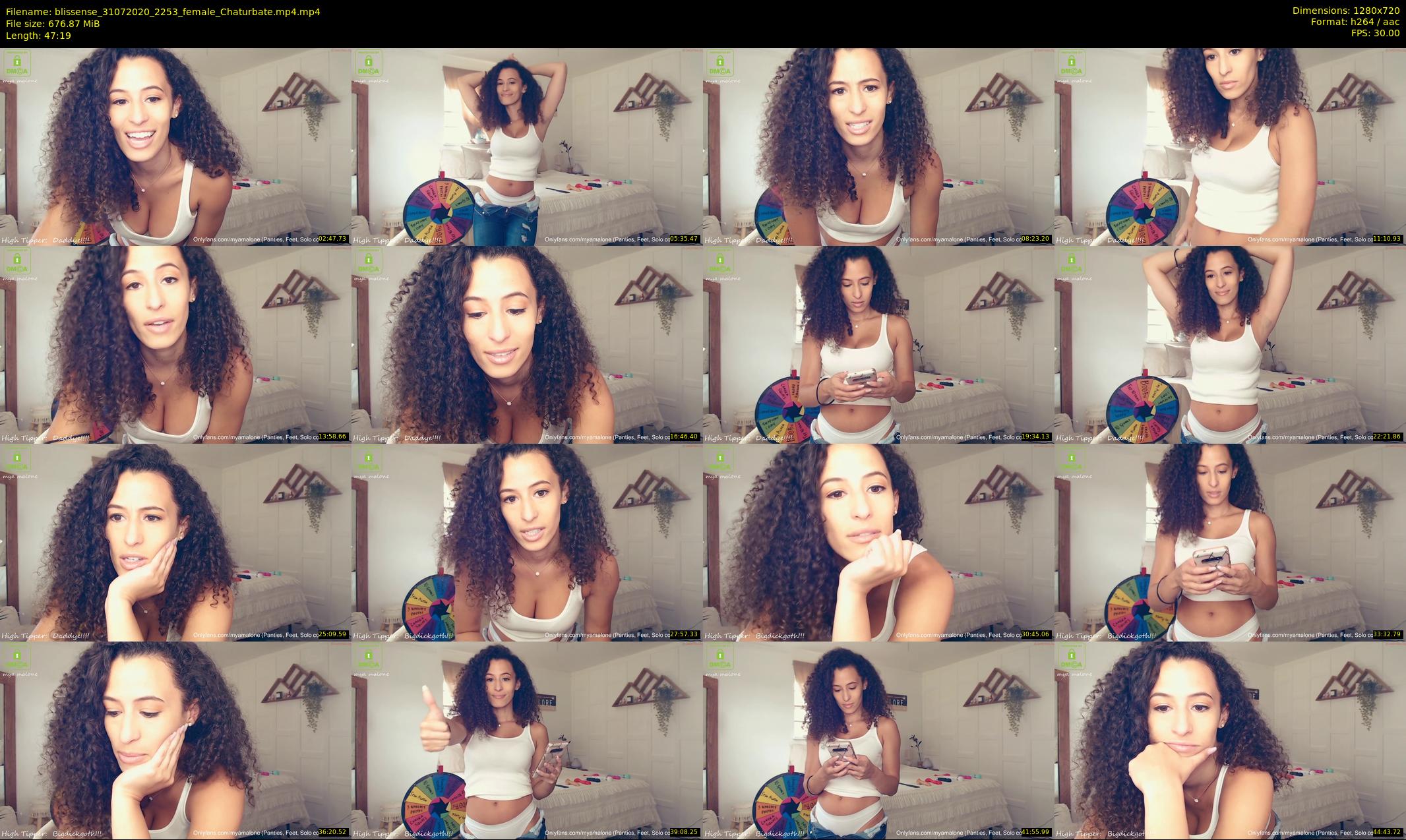 blissense — 48 minute Chaturbate female cam show recording, 720p, Jul 31, 2020