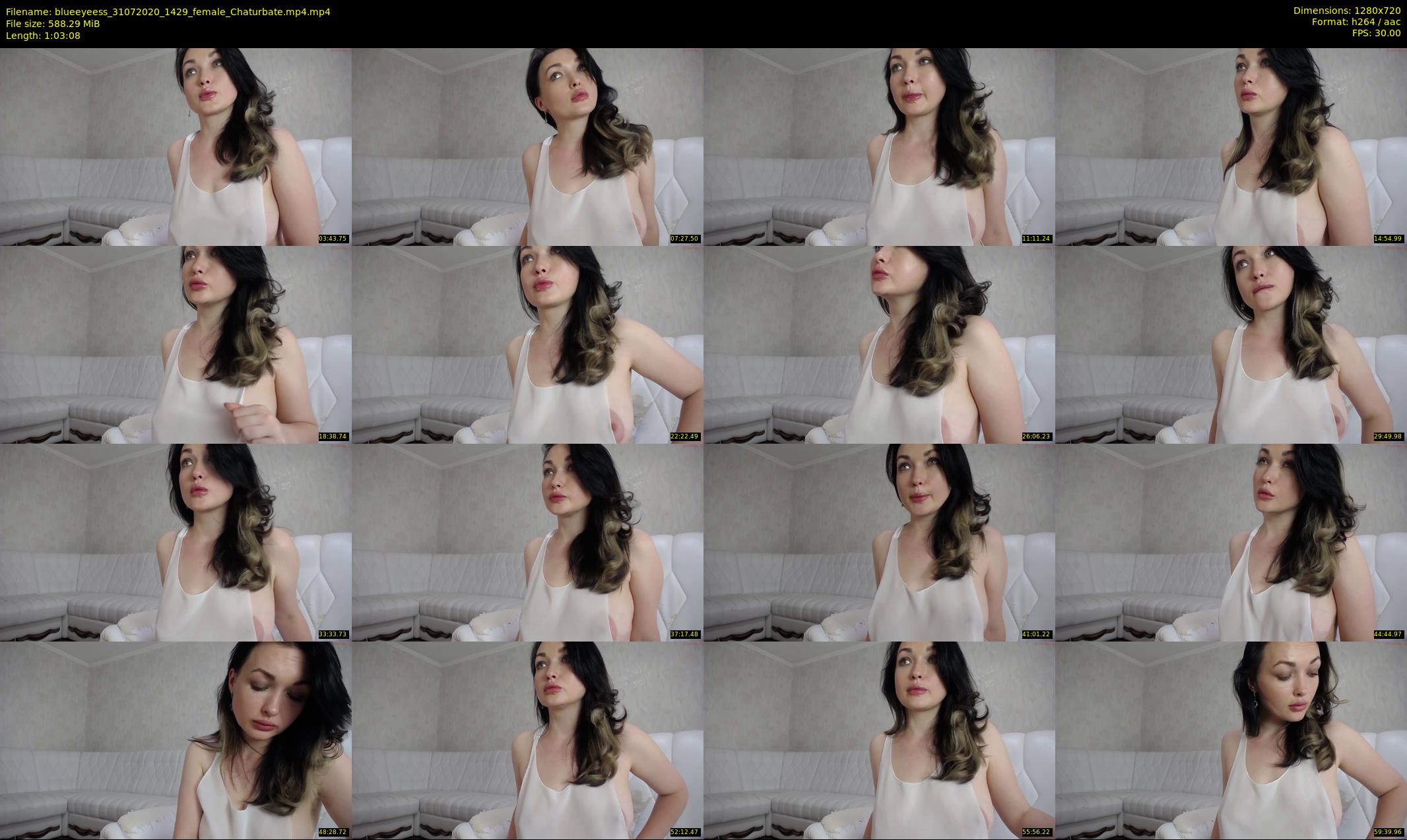 blueeyeess — 64 minute Chaturbate female cam show recording, 720p, Jul 31, 2020
