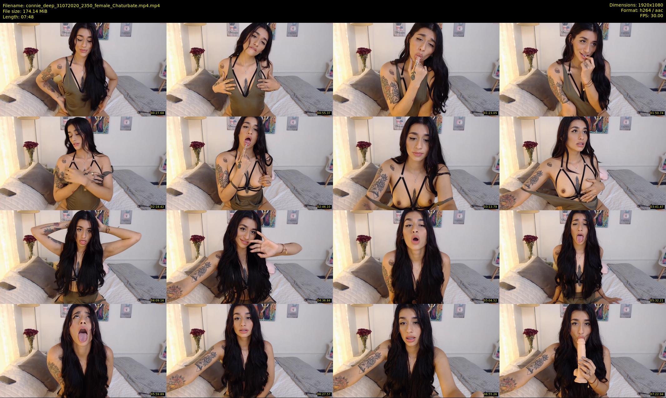 connie_deep — 8 minute Chaturbate female cam show recording, 1080p, Jul 31, 2020