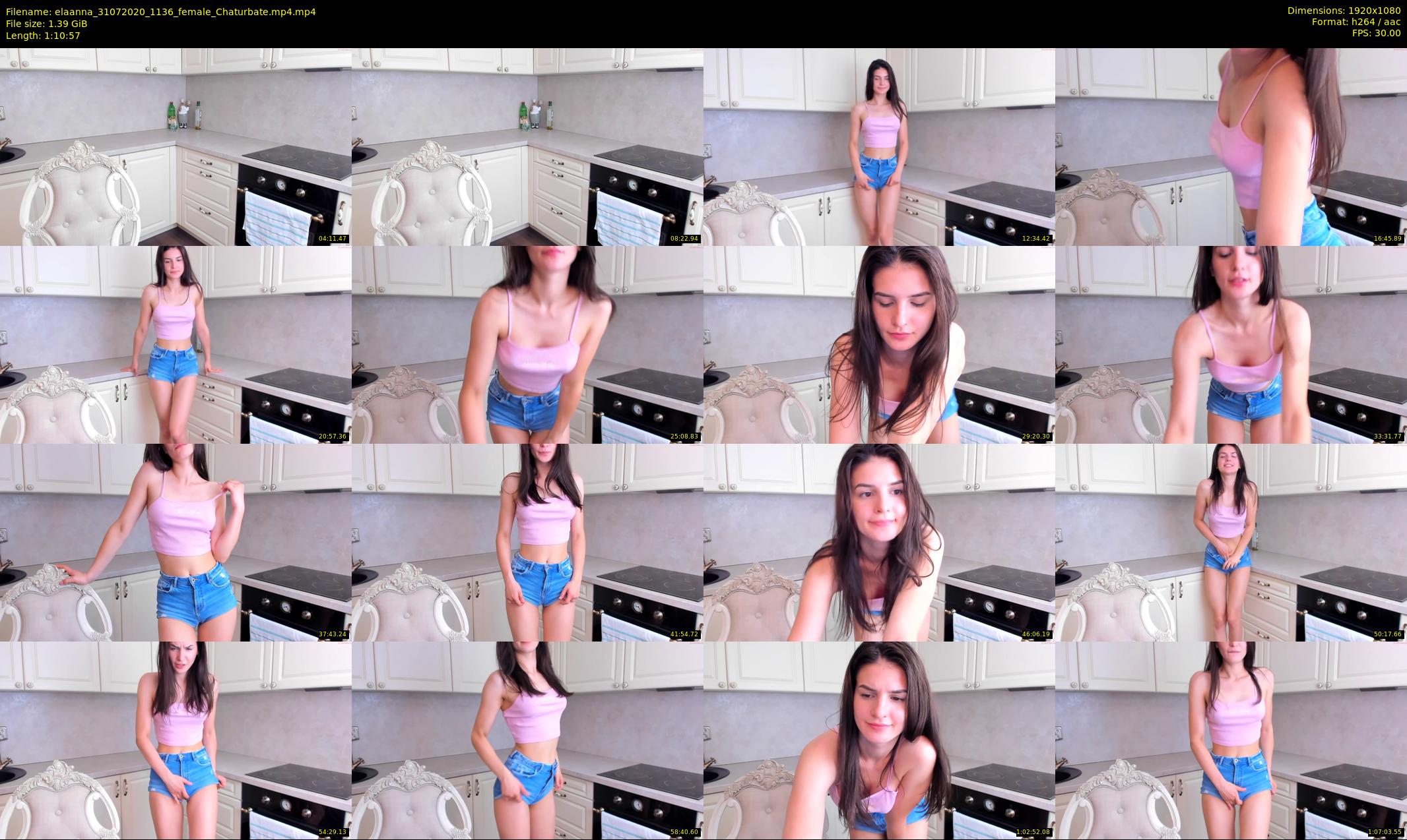 elaanna — 71 minute Chaturbate female cam show recording, 1080p, Jul 31, 2020