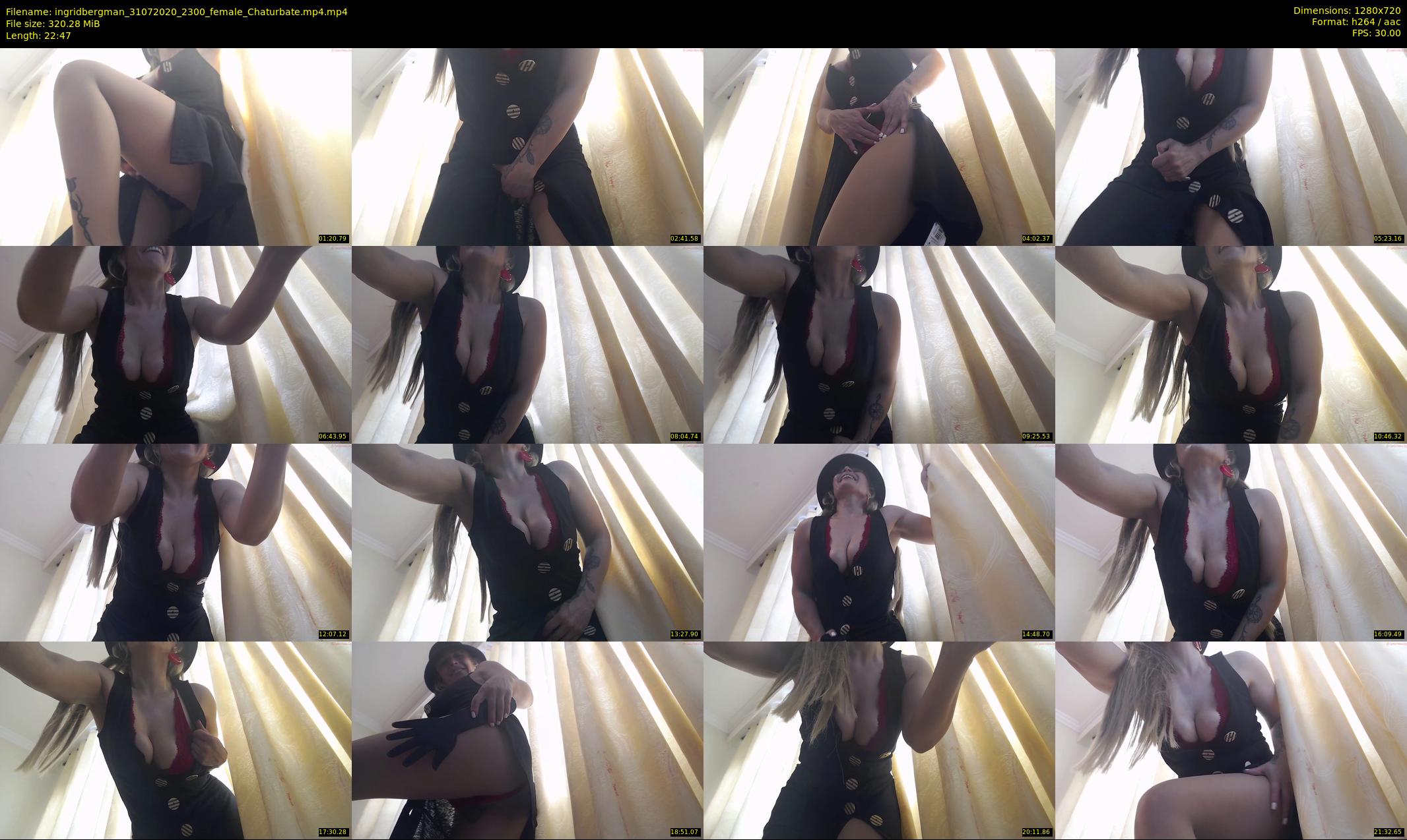 ingridbergman — 23 minute Chaturbate female cam show recording, 720p, Jul 31, 2020