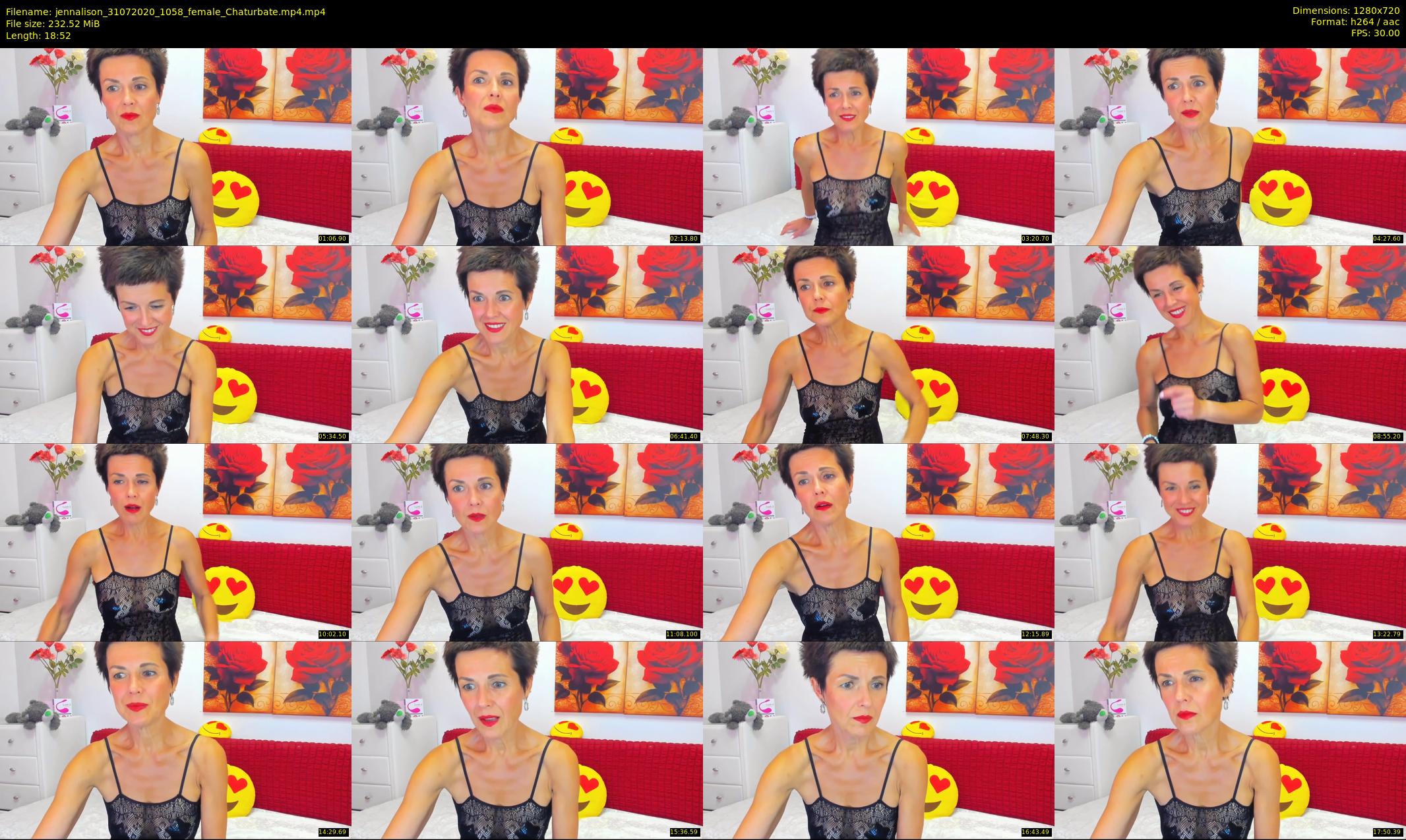 jennalison — 19 minute Chaturbate female cam show recording, 720p, Jul 31, 2020