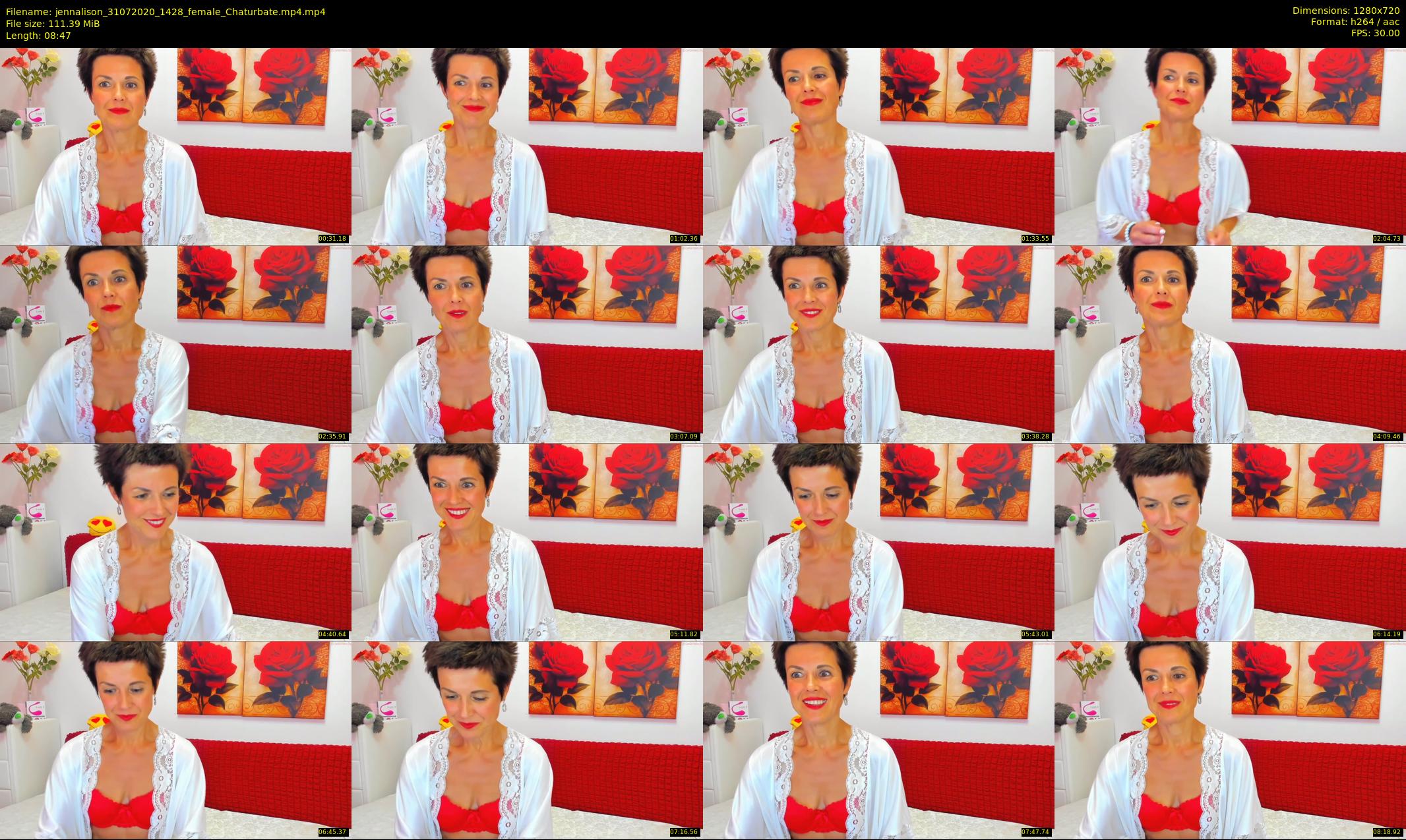 jennalison — 9 minute Chaturbate female cam show recording, 720p, Jul 31, 2020