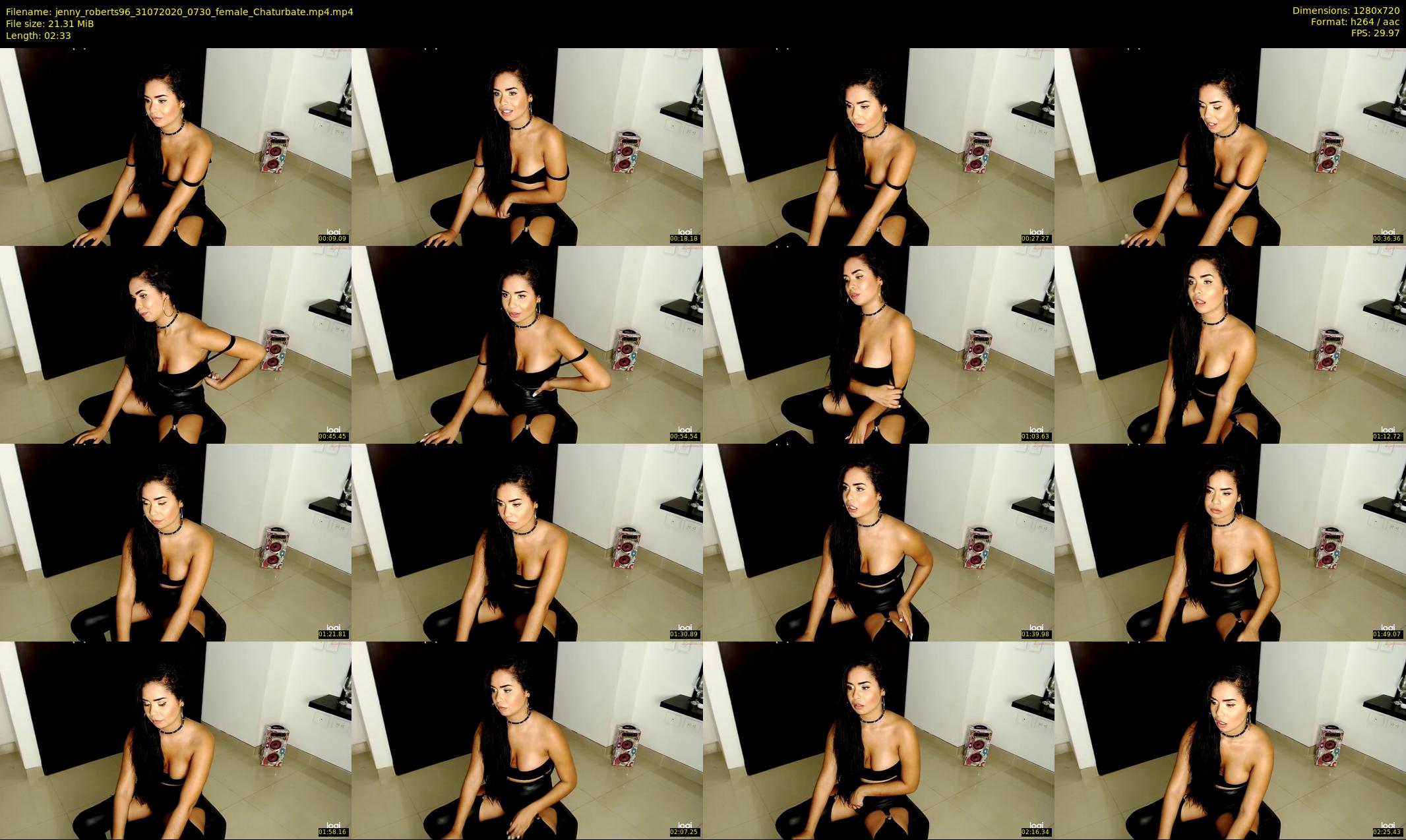 jenny_roberts96 — 3 minute Chaturbate female cam show recording, 720p, Jul 31, 2020