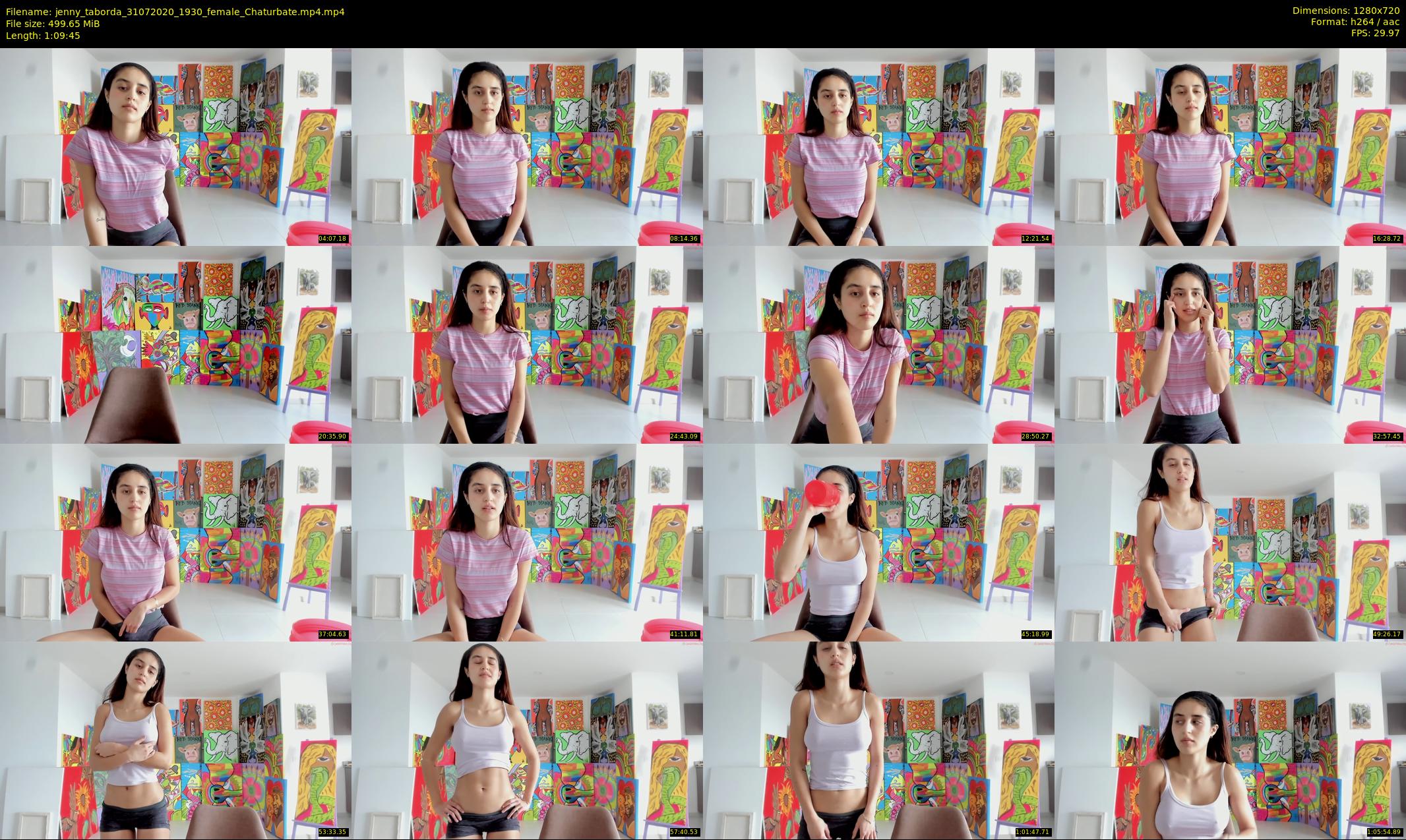 jenny_taborda — 70 minute Chaturbate female cam show recording, 720p, Jul 31, 2020