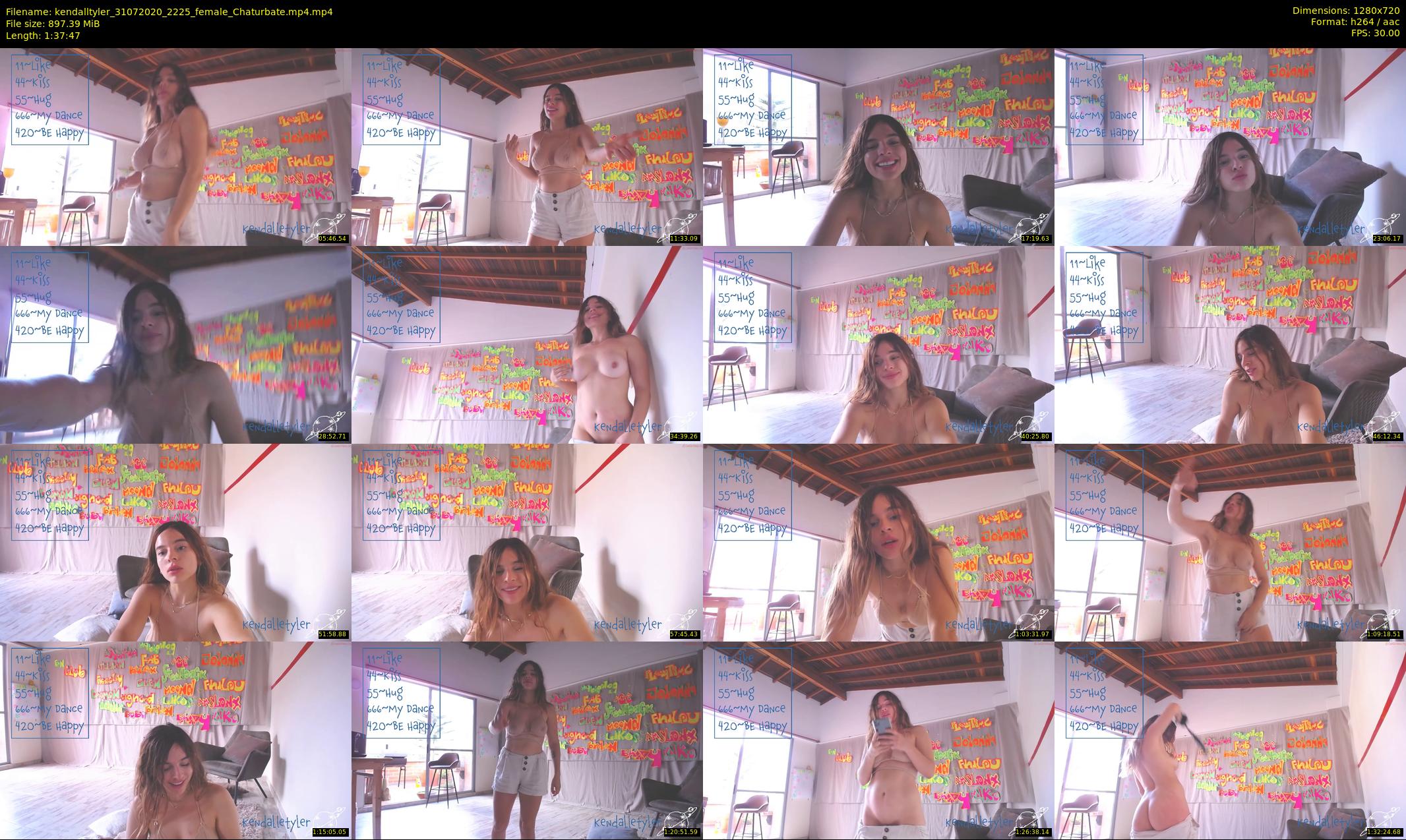 kendalltyler — 98 minute Chaturbate female cam show recording, 720p, Jul 31, 2020