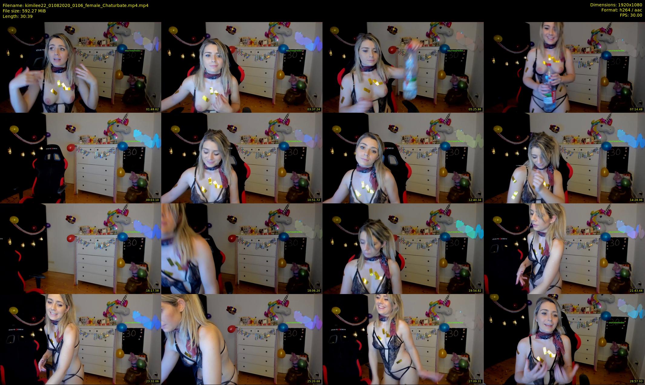 kimilee22 — 31 minute Chaturbate female cam show recording, 1080p, Aug 1, 2020