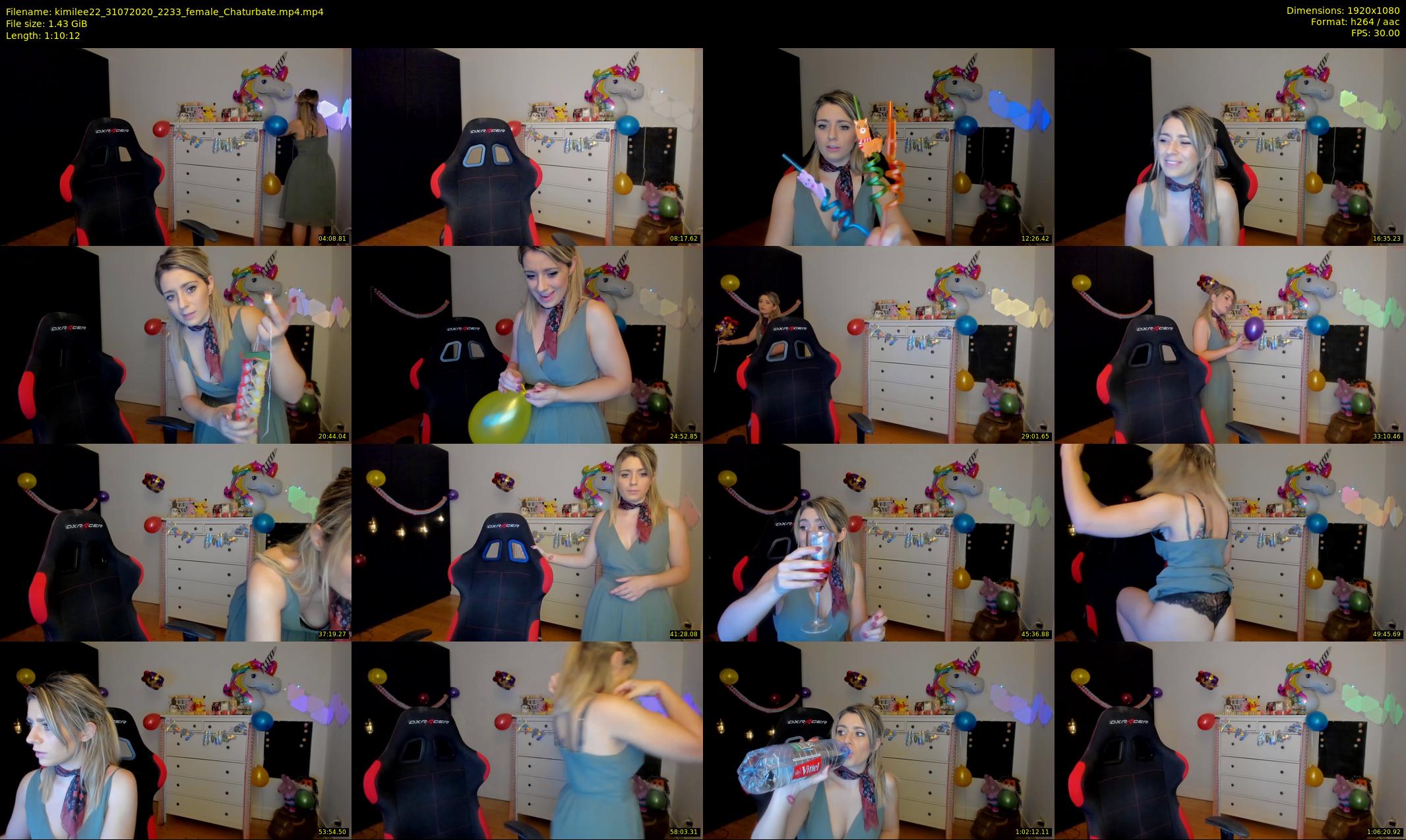 kimilee22 — 71 minute Chaturbate female cam show recording, 1080p, Jul 31, 2020