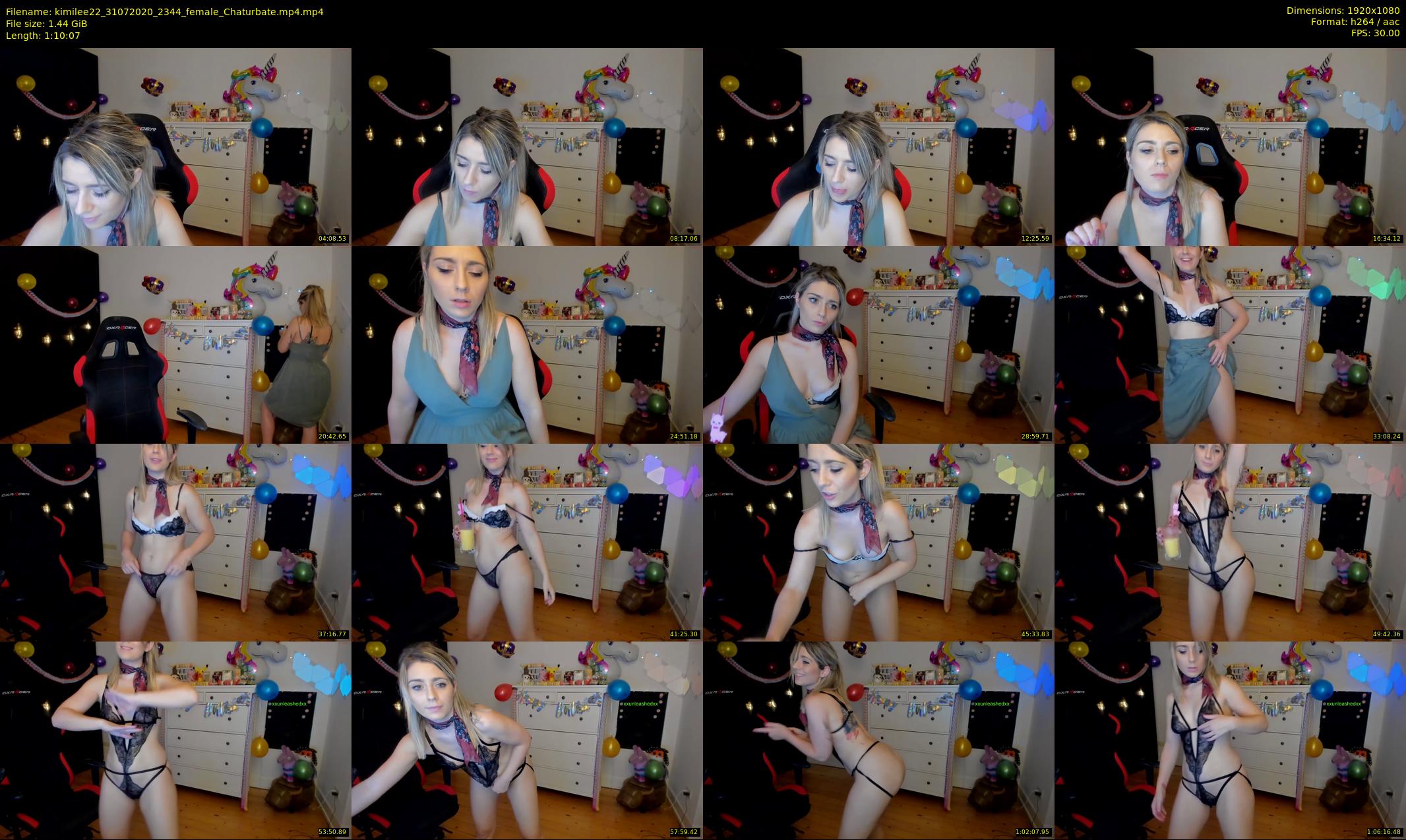 kimilee22 — 71 minute Chaturbate female cam show recording, 1080p, Jul 31, 2020