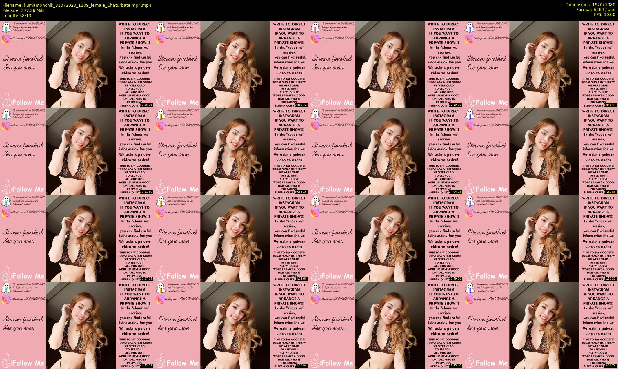 kumamonchik — 59 minute Chaturbate couple cam show recording, 1080p, Jul 31, 2020