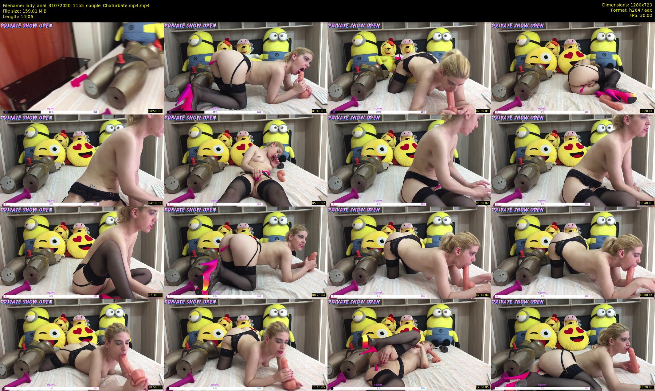 lady_anal — 15 minute Chaturbate female cam show recording, 720p, Jul 31, 2020