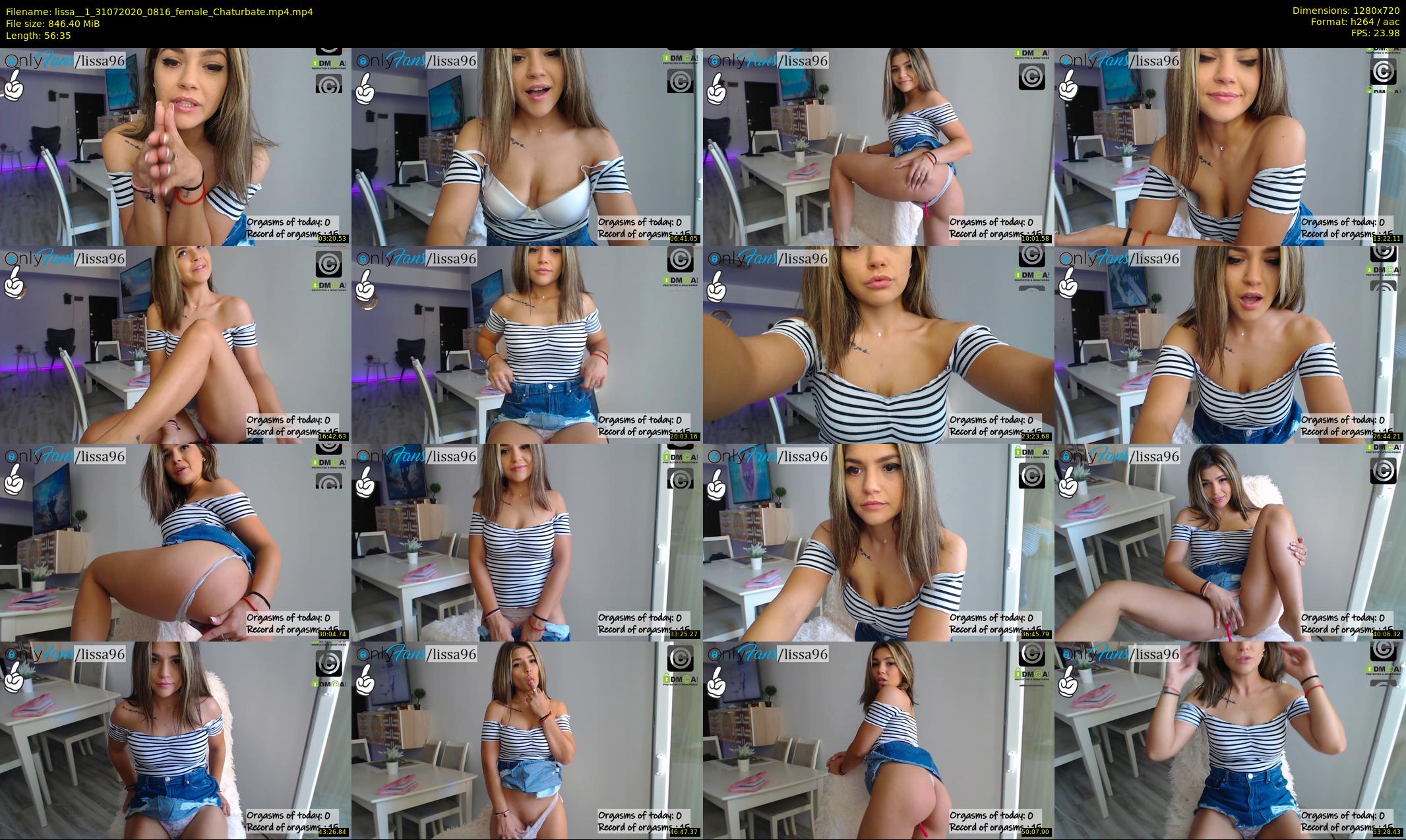 lissa__1 — 57 minute Chaturbate female cam show recording, 720p, Jul 31, 2020