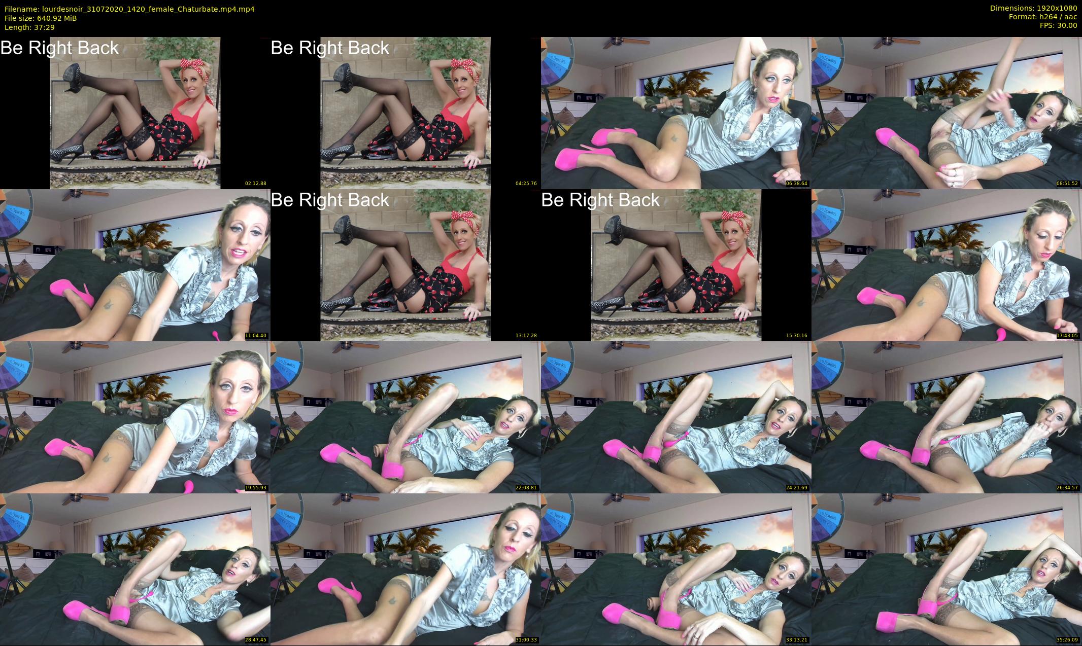 lourdesnoir — 38 minute Chaturbate female cam show recording, 1080p, Jul 31, 2020