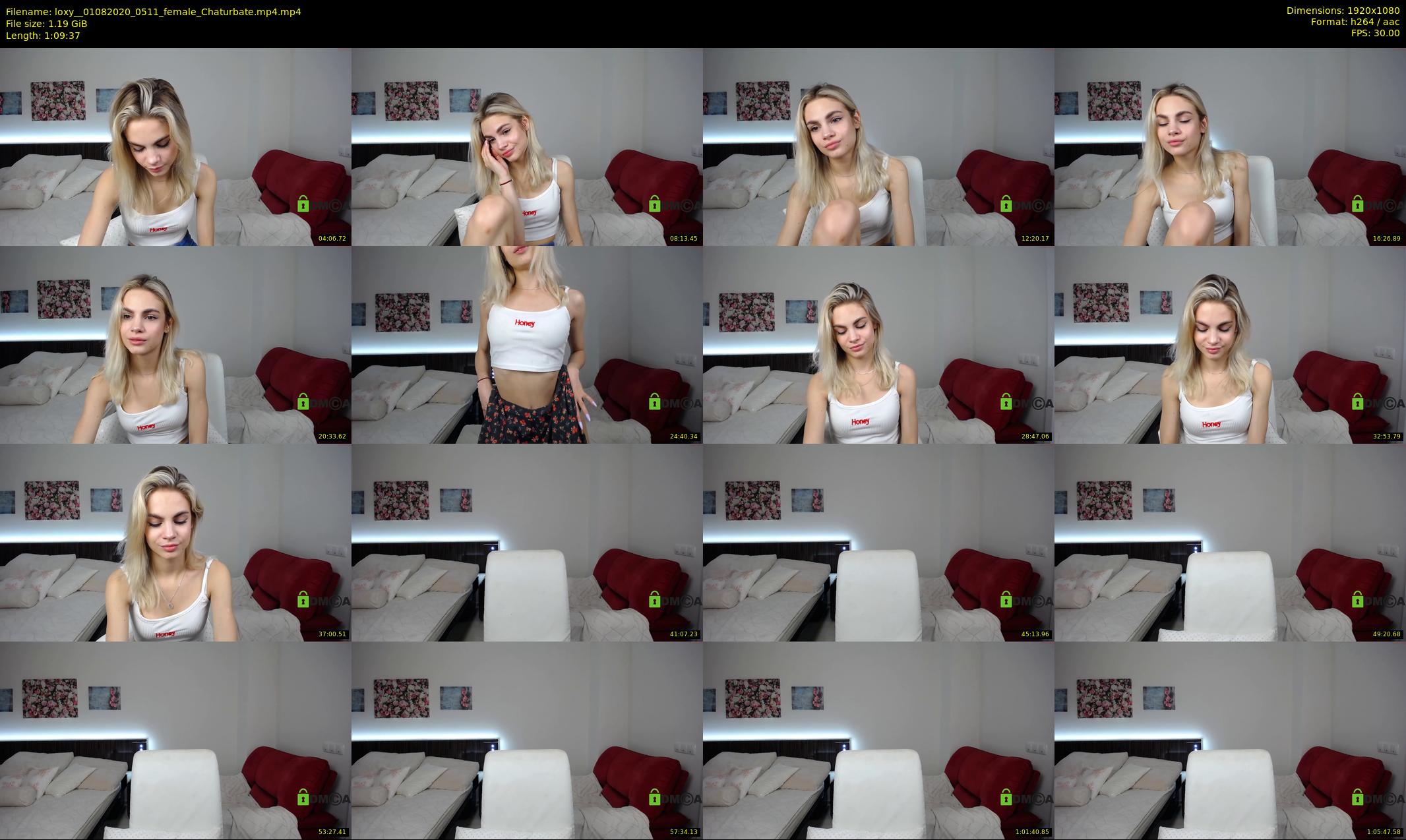 loxy_ — 70 minute Chaturbate female cam show recording, 1080p, Aug 1, 2020