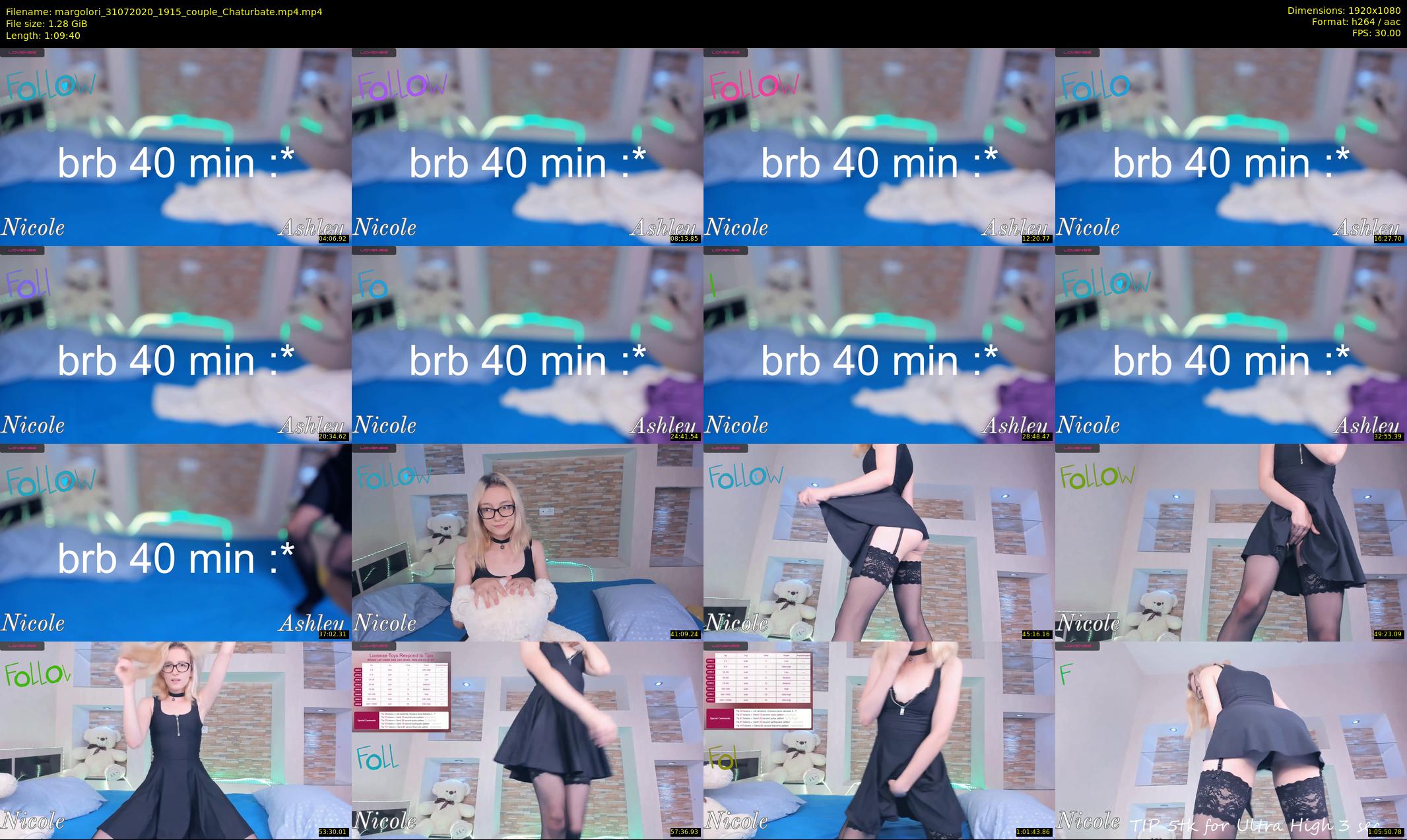 margolori — 70 minute Chaturbate couple cam show recording, 1080p, Jul 31, 2020