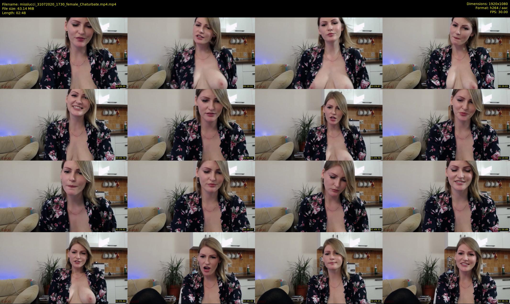 misslucci — 3 minute Chaturbate female cam show recording, 1080p, Jul 31, 2020