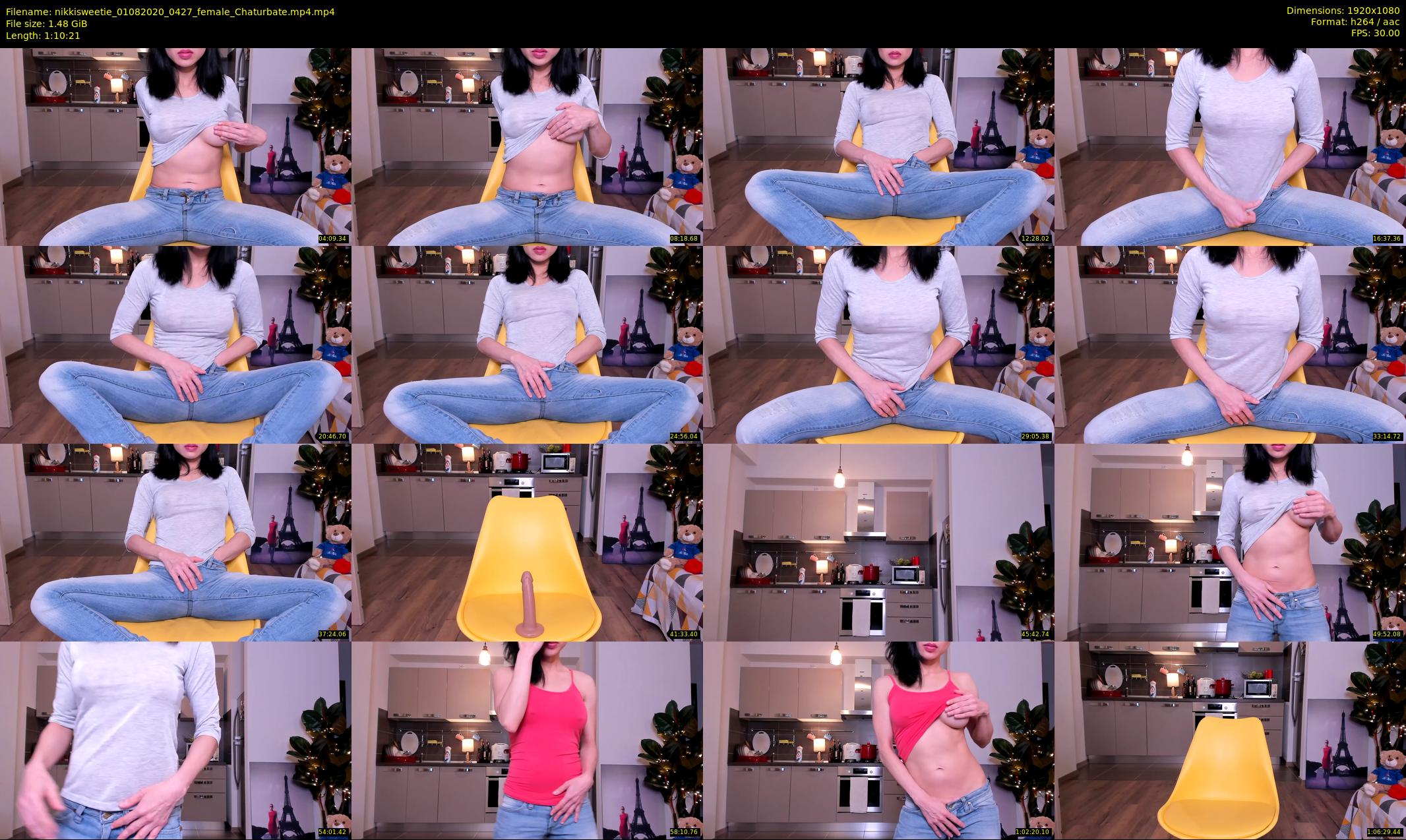 nikkisweetie — 71 minute Chaturbate female cam show recording, 1080p, Aug 1, 2020