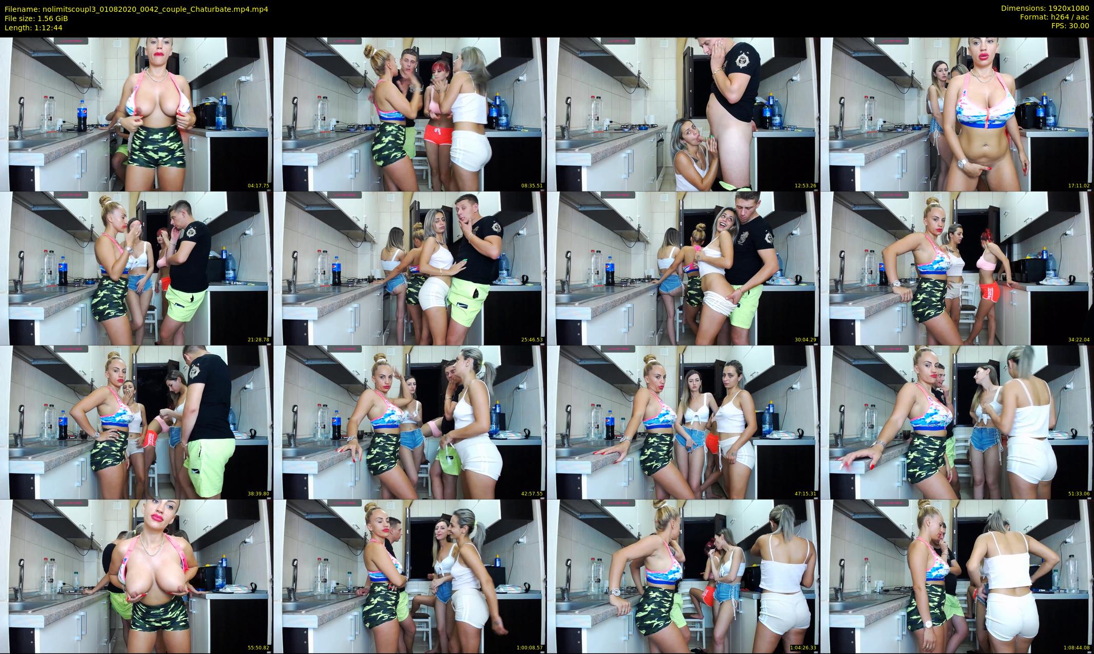 nolimitscoupl3 — 73 minute Chaturbate couple cam show recording, 1080p, Aug 1, 2020