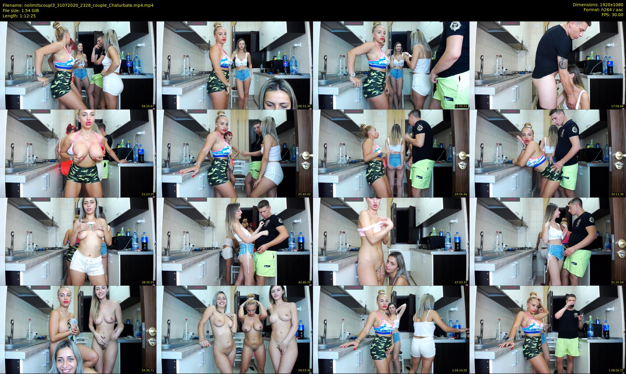 nolimitscoupl3 — 73 minute Chaturbate couple cam show recording, 1080p, Jul 31, 2020