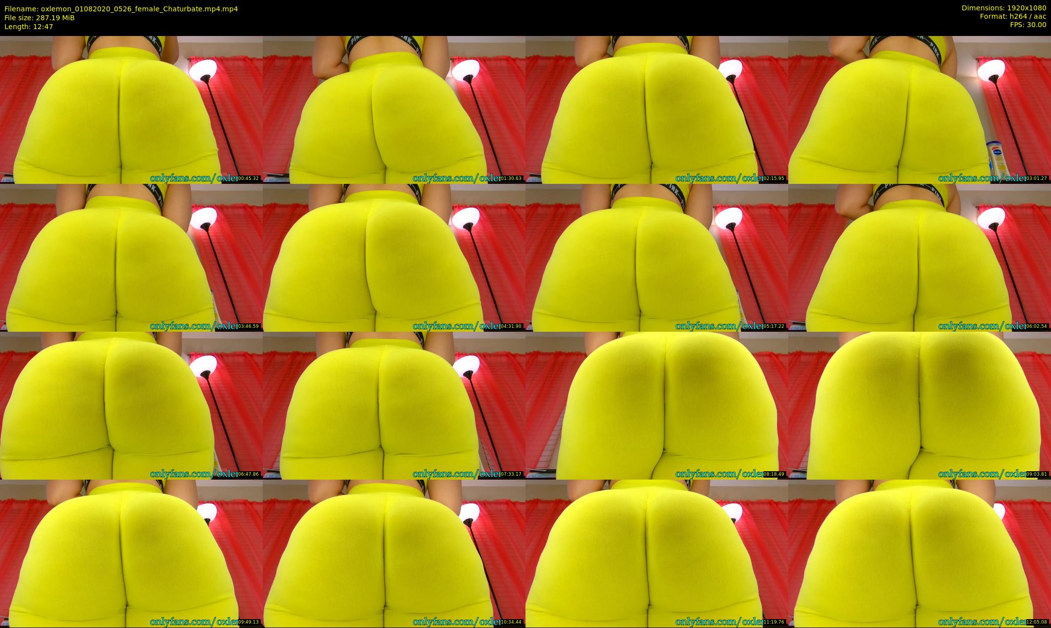 oxlemon — 13 minute Chaturbate female cam show recording, 1080p, Aug 1, 2020
