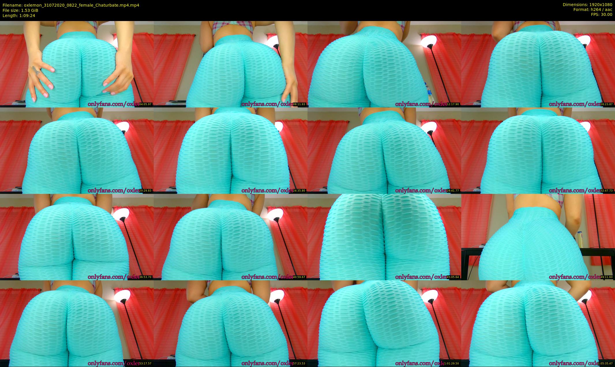 oxlemon — 70 minute Chaturbate female cam show recording, 1080p, Jul 31, 2020