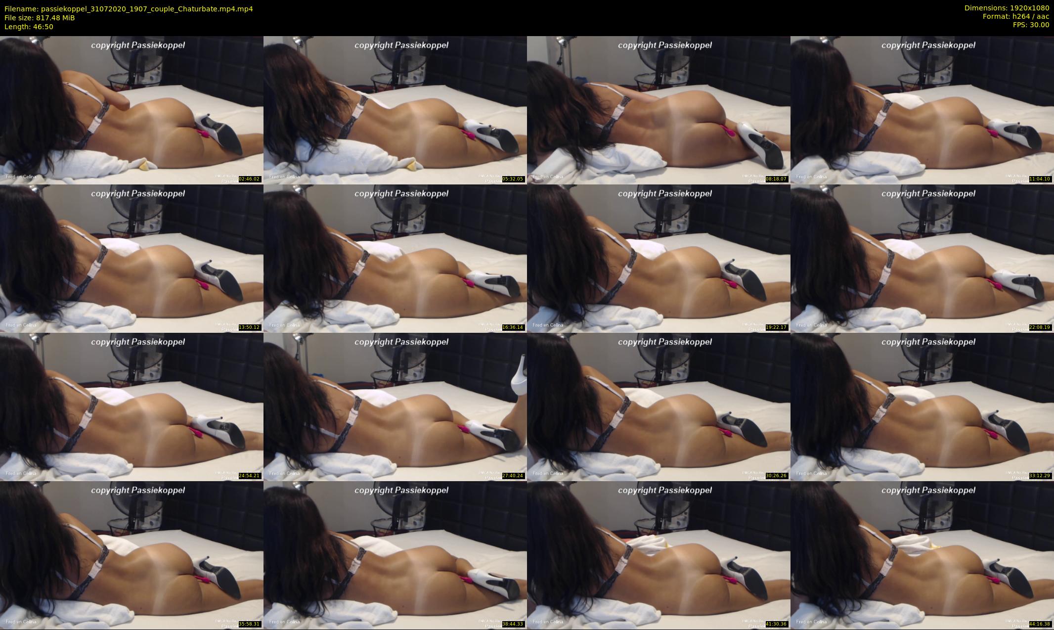 passiekoppel — 47 minute Chaturbate couple cam show recording, 1080p, Jul 31, 2020