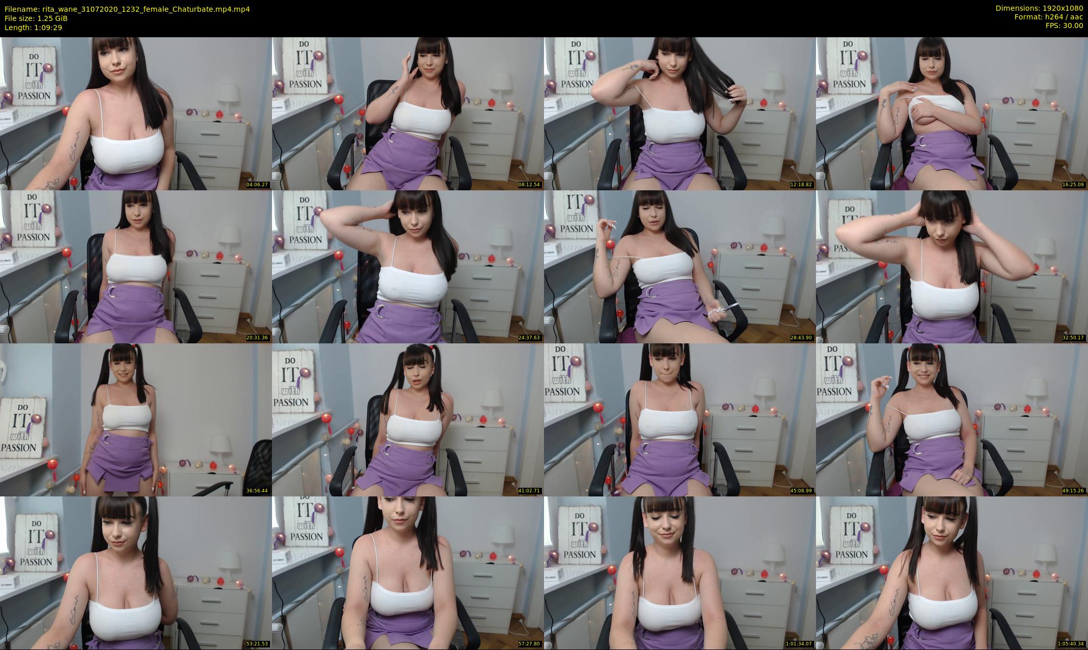 rita_wane — 70 minute Chaturbate female cam show recording, 1080p, Jul 31, 2020