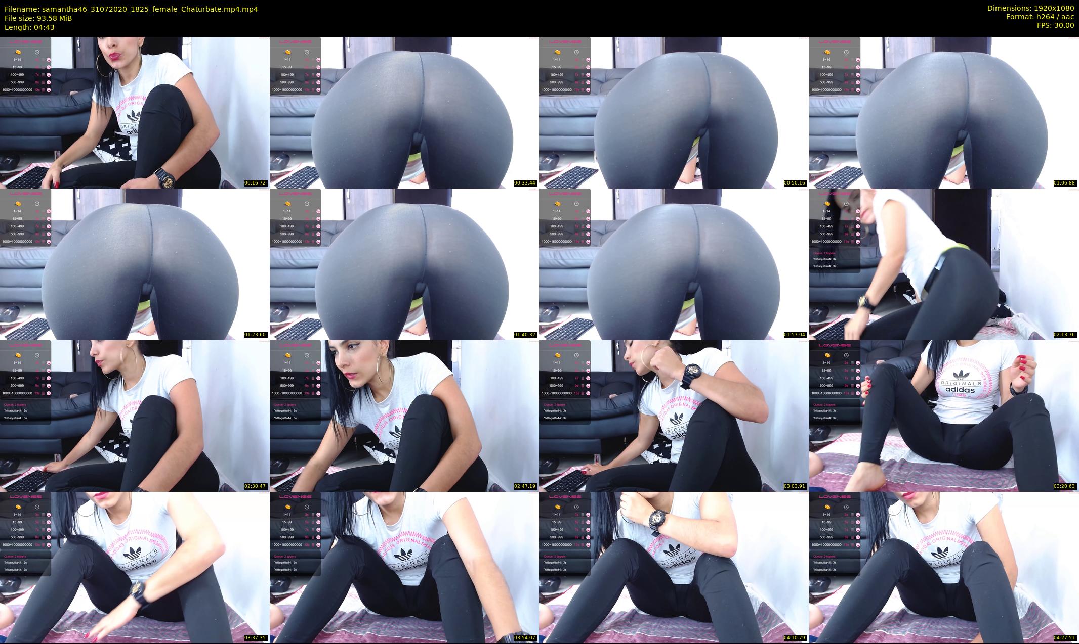 samantha46 — 5 minute Chaturbate female cam show recording, 1080p, Jul 31, 2020