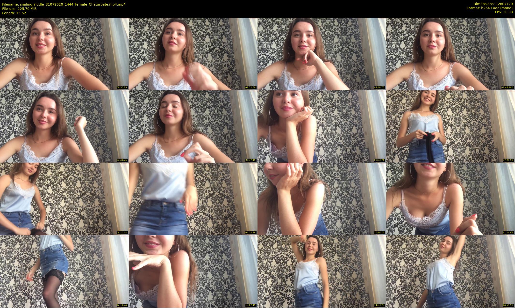 smiling_riddle — 16 minute Chaturbate female cam show recording, 720p, Jul 31, 2020
